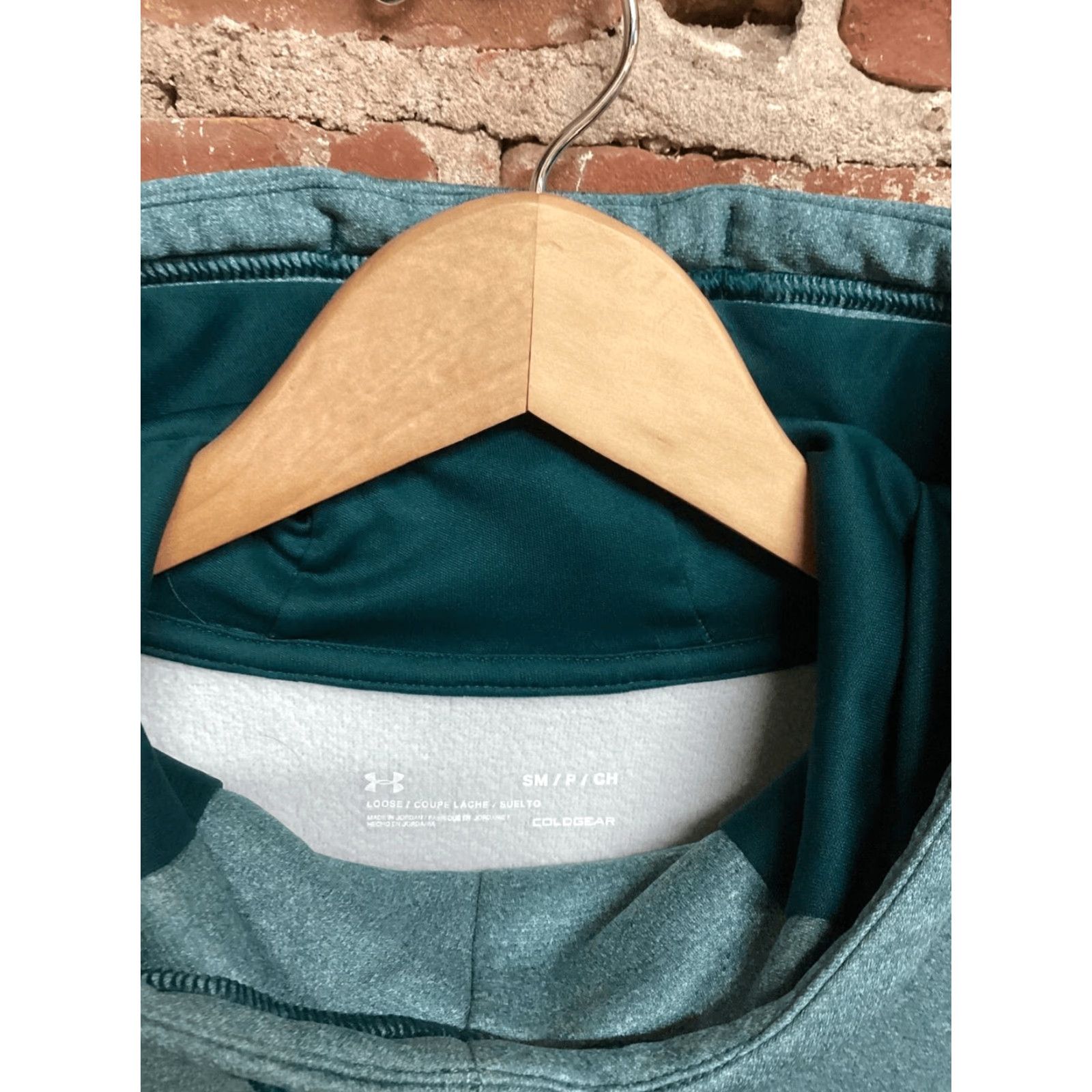 Under Armour Under Armour Hoodie Mens Teal Pullover Size Small Coldgear Loose Fit Cross Training Gym & Training Size US S / EU 44-46 / 1 - 2 Thumbnail
