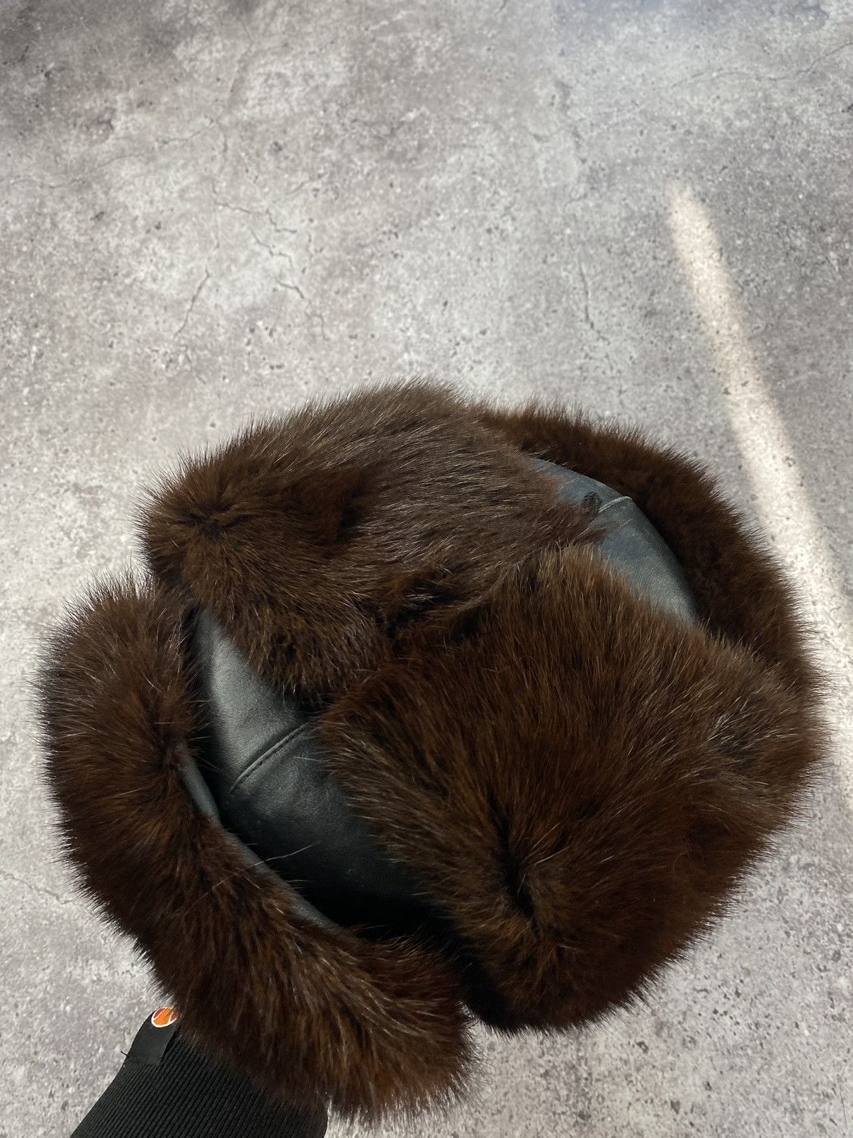 Vintage Vintage Real Fur-leather Trapper Cap Ushanka Hat Fox Winter Size ONE SIZE - 3 Thumbnail
