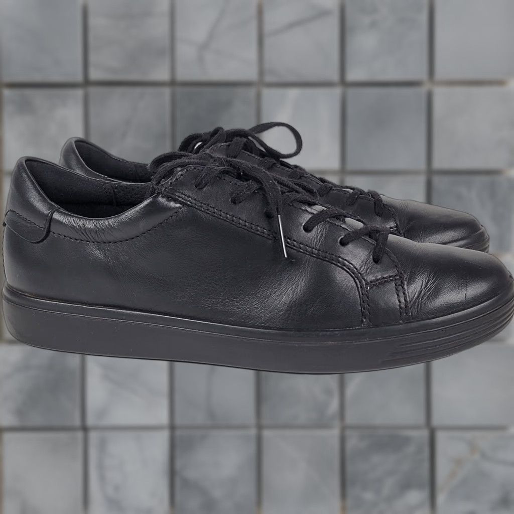 Ecco Ecco Soft 7 Mono Black Leather Women's Size 39 EU /8-8.5 US Sneaker Size US 6 / IT 36 - 1 Thumbnail