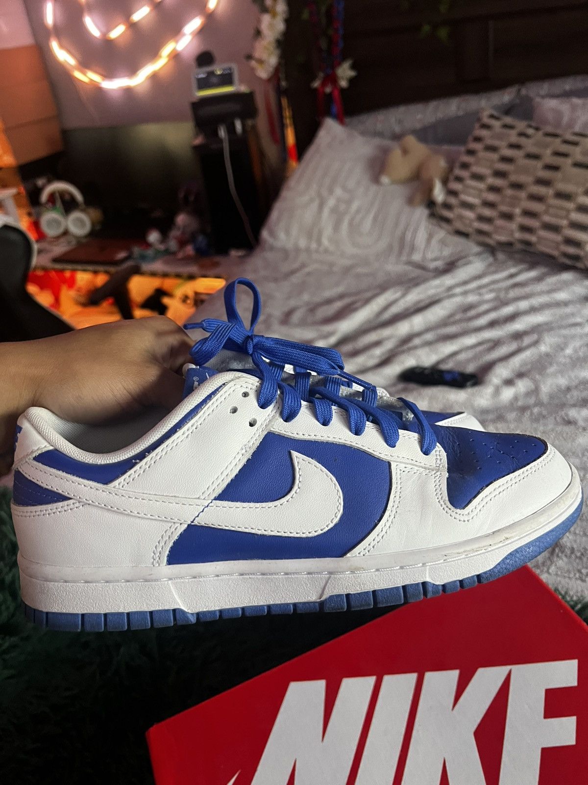 Nike Nike Dunk Low ‘Racer Blue White’ 2022 Mens Size 8.5 Size US 8.5 / EU 41-42 - 1 Thumbnail