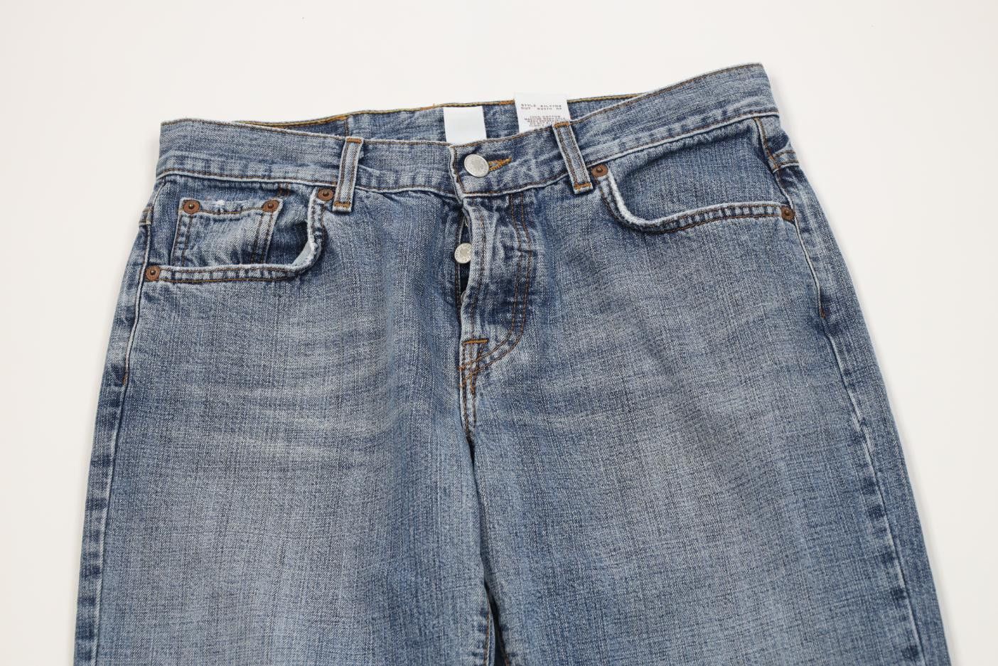Lucky Brand Vintage 90s Lucky Brand Babydoll Button Fly Easy Rider Jeans Size 29" - 2 Thumbnail