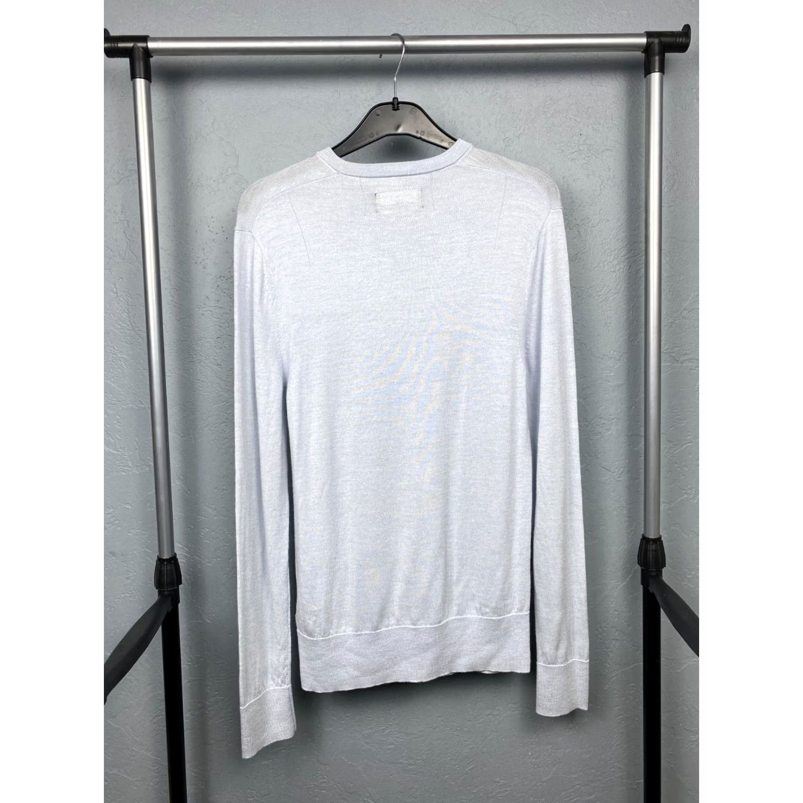 Allsaints AllSaints Mens Mode Merino Crew Neck Wool Knit Sweater Size S Blue Sweater Mens S Wool Crew Neck Knit 90s? Size US S / EU 44-46 / 1 - 6 Thumbnail