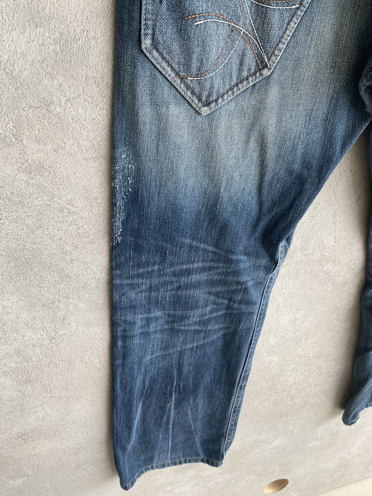 Karl Kani × Vintage Vintage Karl Kani King of Black Studded Baggy Jeans Size US 34 / EU 50 - 10 Thumbnail