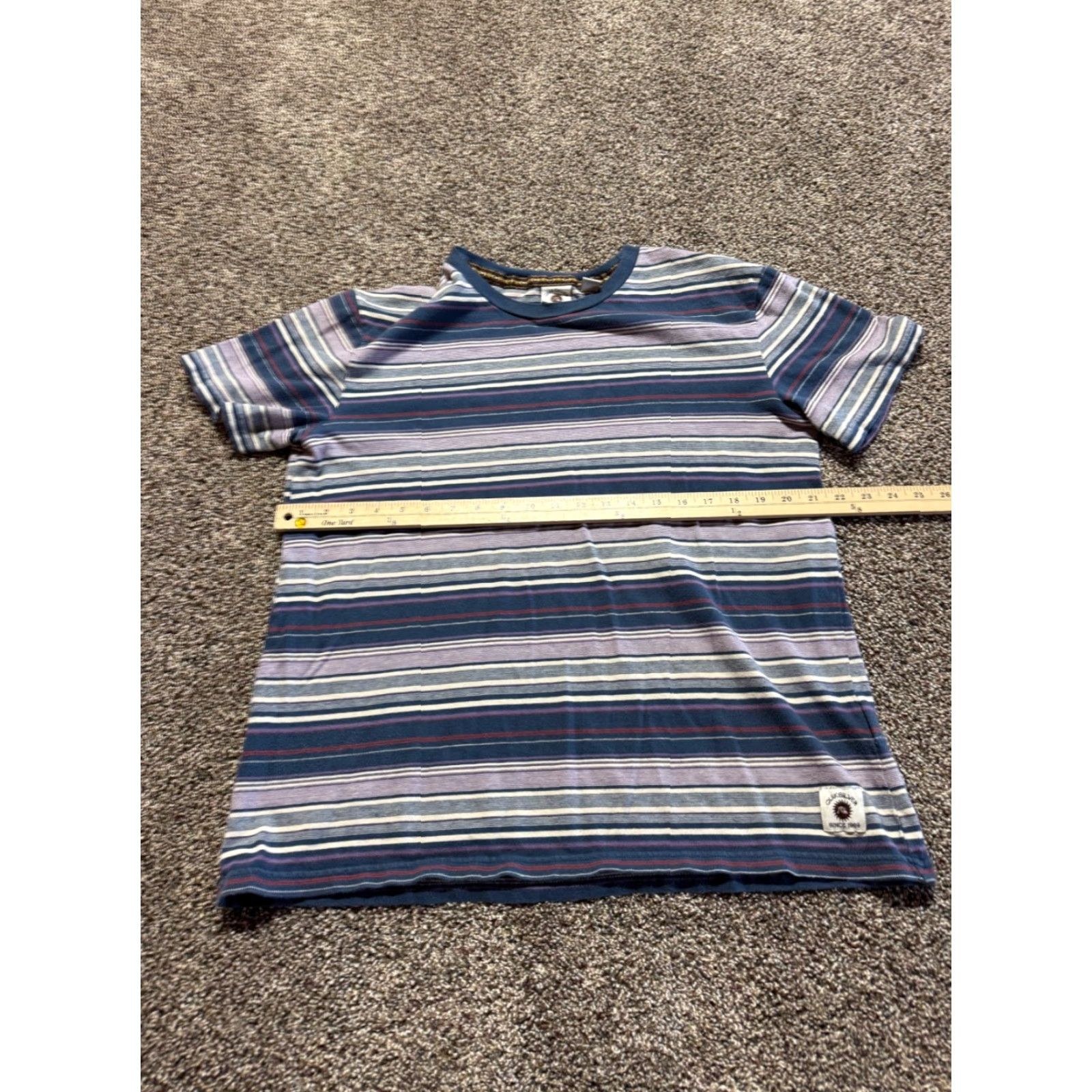 Quiksilver Quik Silver Mens Shirt Large Retro Striped Short Sleeve Size US L / EU 52-54 / 3 - 5 Thumbnail