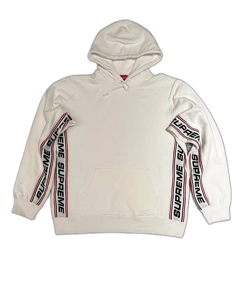 Supreme Supreme Side Logo String Hoodie White Size US L / EU 52-54 / 3 - 1 Thumbnail