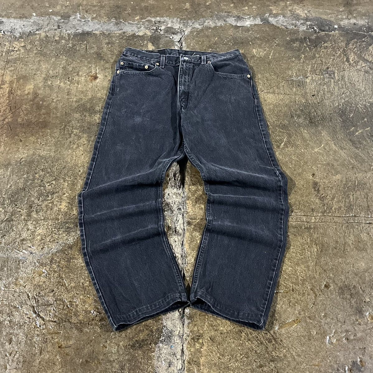 Levi's × Vintage Crazy Vintage 90s Levi's 505 Jeans Regular Fit Essential Size US 32 / EU 48 - 2 Thumbnail