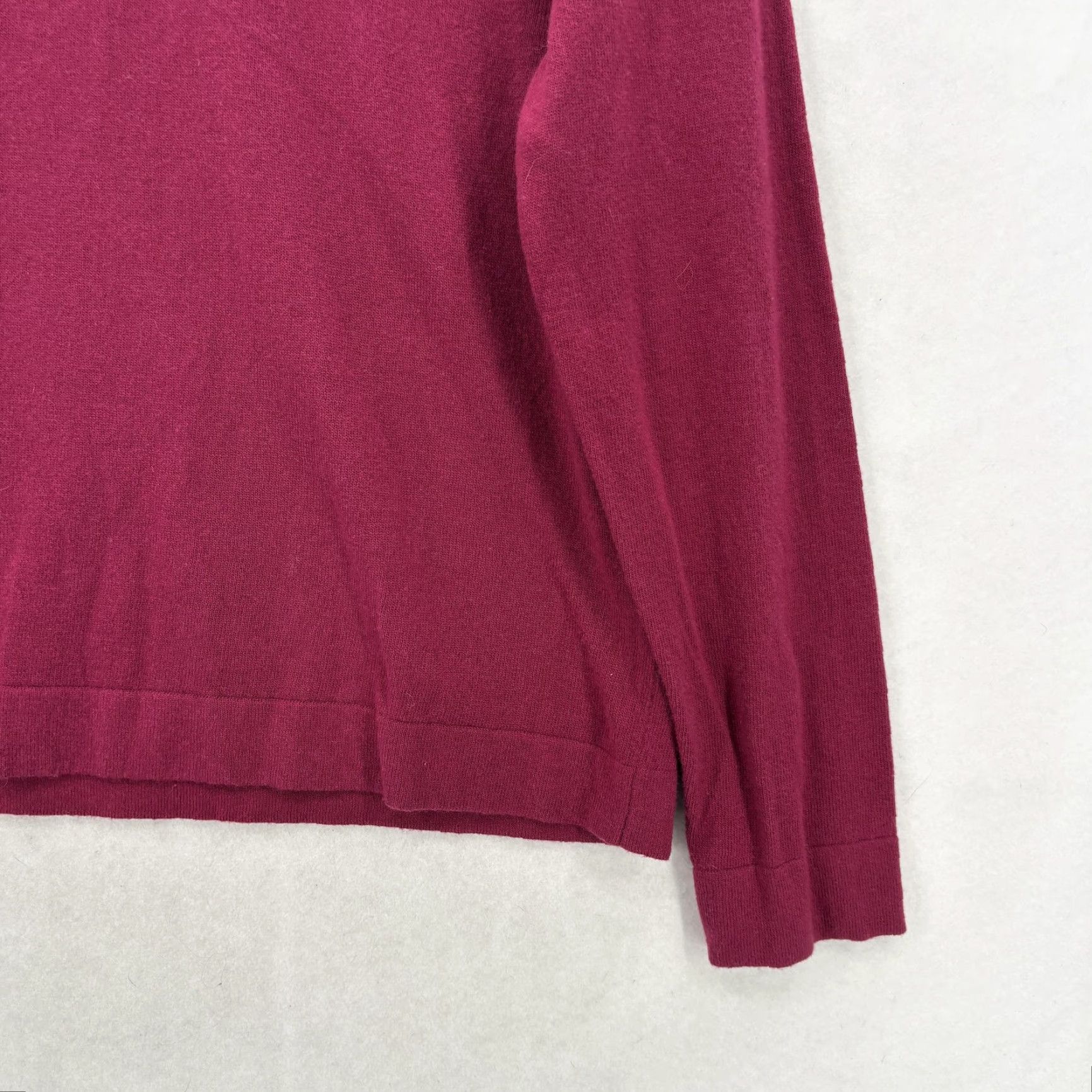 J.Crew J.CREW Sweater Womens XL Red Crew Neck Knit Pullover Casual NWT Merino Wool Cotton Tight-Knit Vintage: No Size XL / US 12-14 / IT 48-50 - 3 Thumbnail