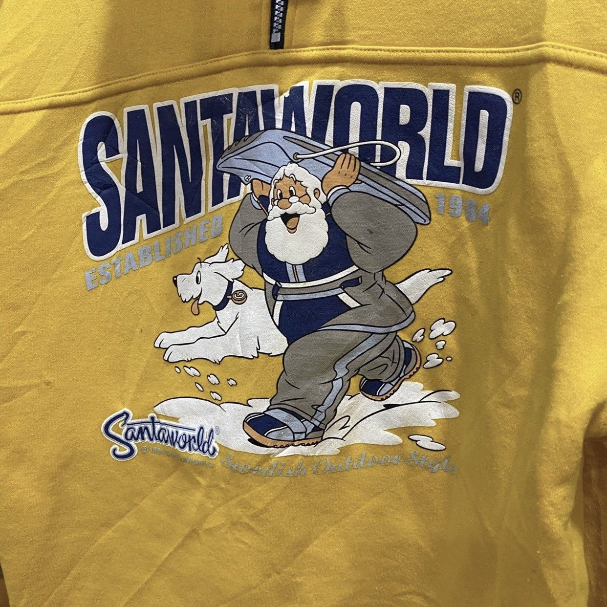 Earl Sweatshirt × Vintage Santa World Half Zipper Crewneck Sweatshirt Size US S / EU 44-46 / 1 - 3 Thumbnail