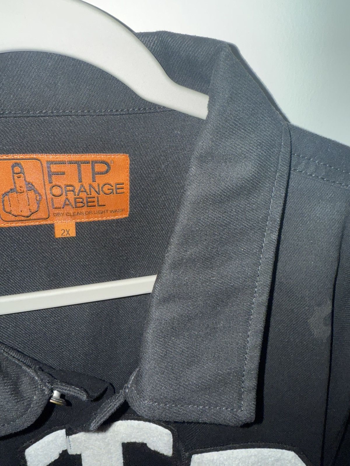 Fuck The Population FTP Bullet Hole Denim Jacket Size US XXL / EU 58 / 5 - 6 Thumbnail