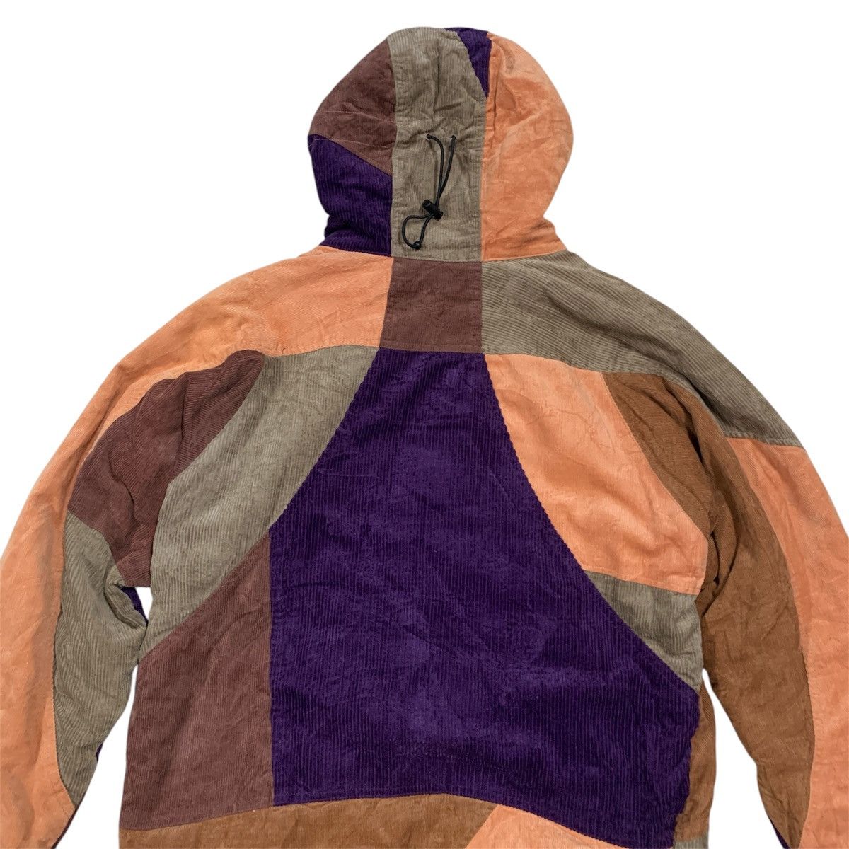 Japanese Brand Vtg Phatee Wear Thermolite Patchwork Cord Puffer Jacket Size US L / EU 52-54 / 3 - 6 Thumbnail