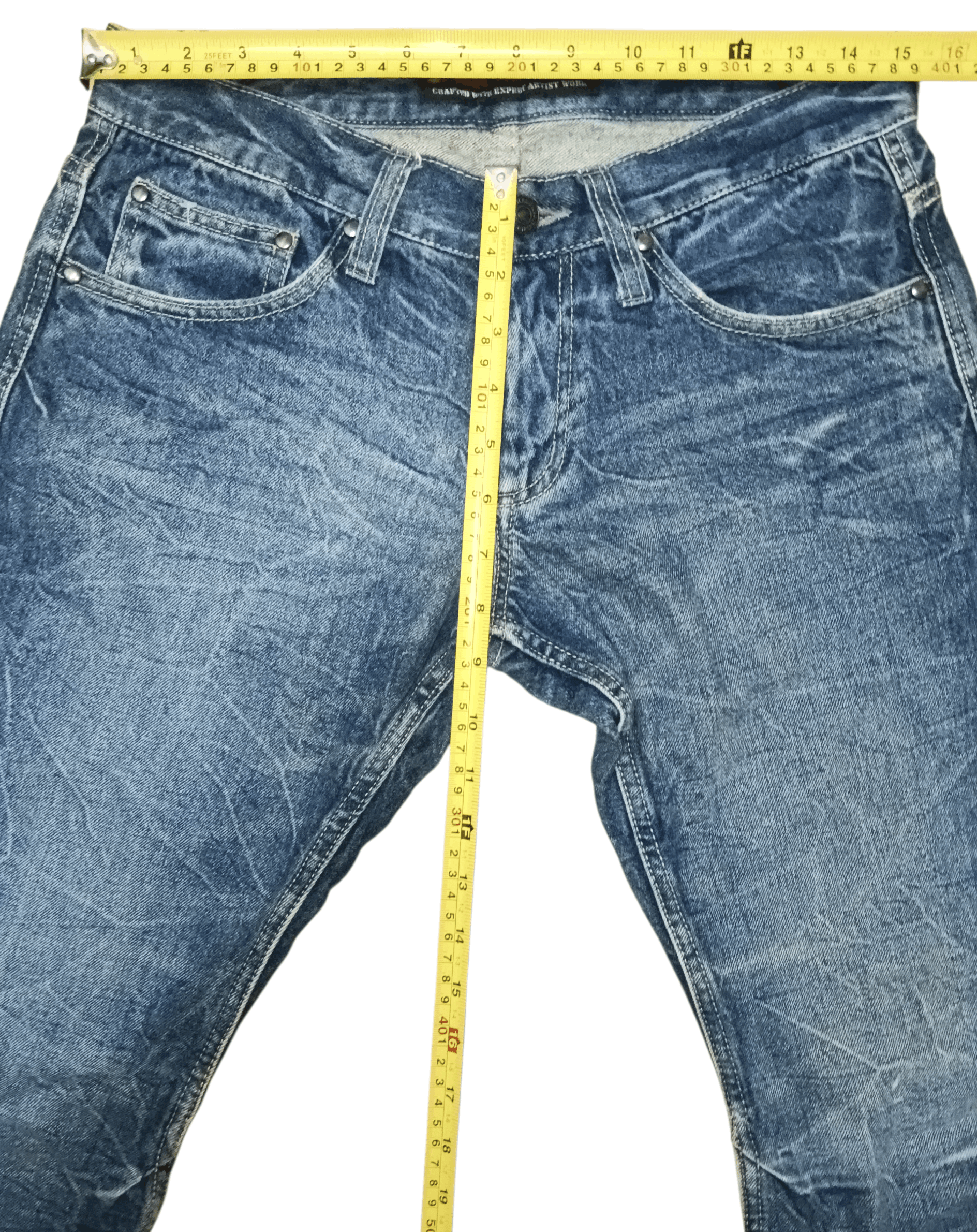 Japanese Brand 🔥FYE🔥 JACK SERIKA Punk Angel Wings Denim Size US 31 - 11 Thumbnail