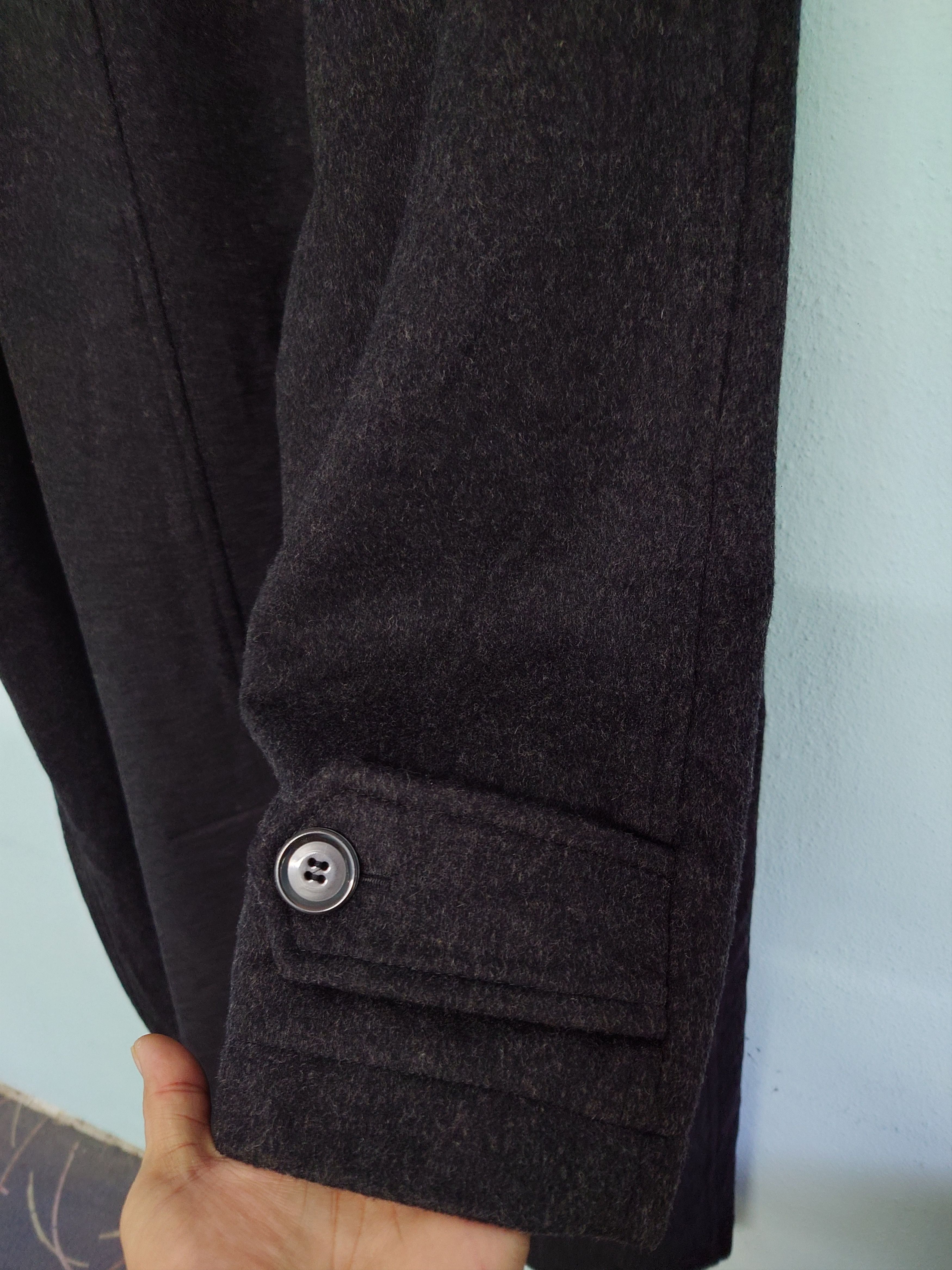 Yves Saint Laurent Vintage Yves Saint Laurent Pour Homme Wool Long Coat Size US M / EU 48-50 / 2 - 10 Thumbnail