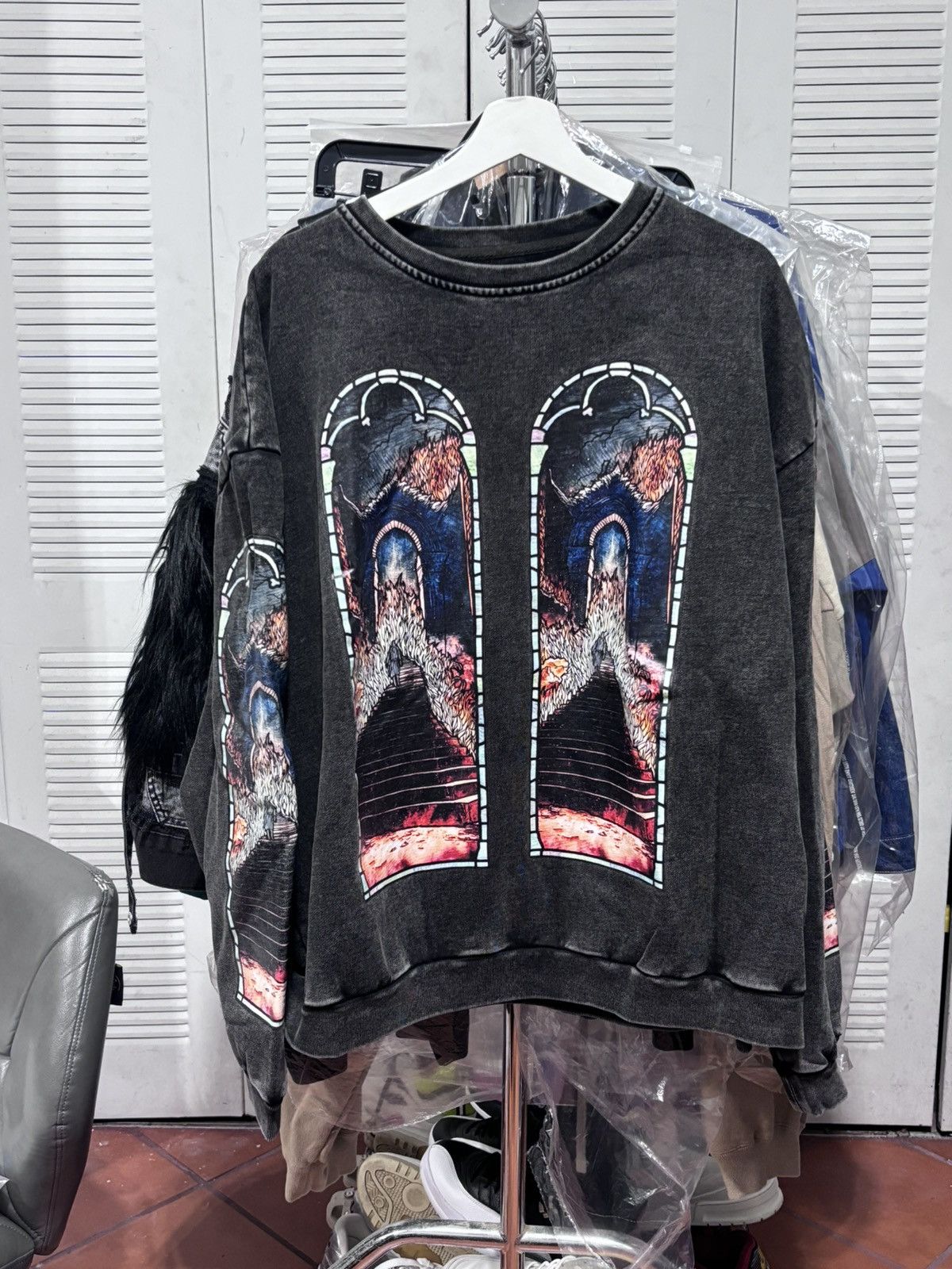 Who Decides War Who Decides War Gates of Hell Sweater Size US L / EU 52-54 / 3 - 1 Thumbnail