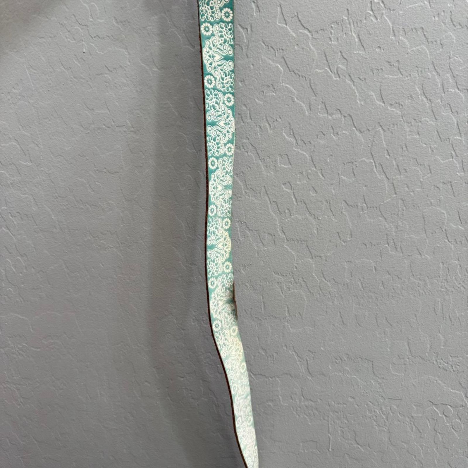 Levi's Vintage Levis Leather Embossed Floral Belt Size ONE SIZE - 5 Thumbnail