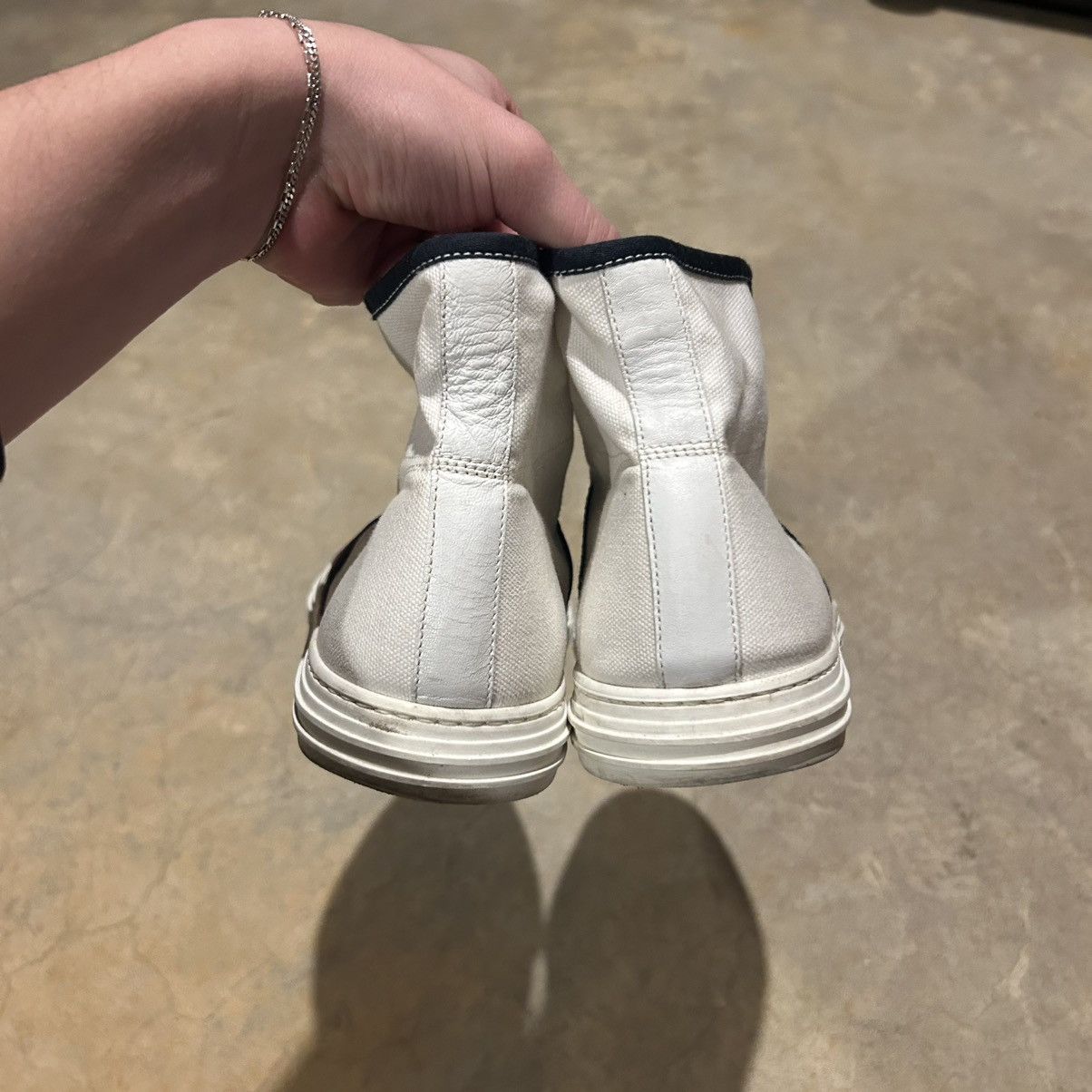 Designer × Gucci Gucci Canvas Signature Web High Top Shoes US 9 Size US 9 / EU 42 - 6 Thumbnail