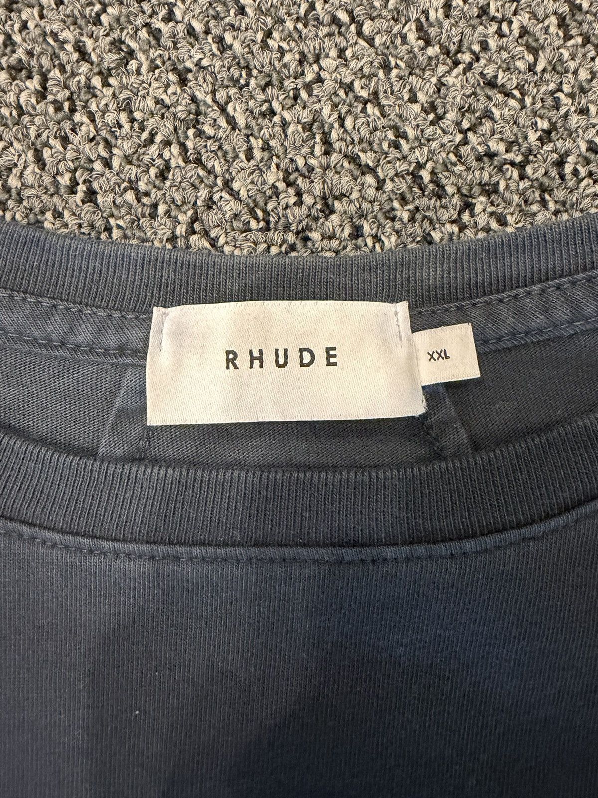Rhude Rhude Wolf Tee Navy Size US XXL / EU 58 / 5 - 2 Thumbnail