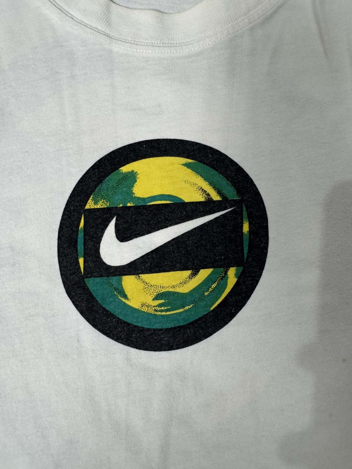 Nike VINTAGE 90’S NIKE IRONMAN WHITE T-SHIRT Size US M / EU 48-50 / 2 - 5 Thumbnail