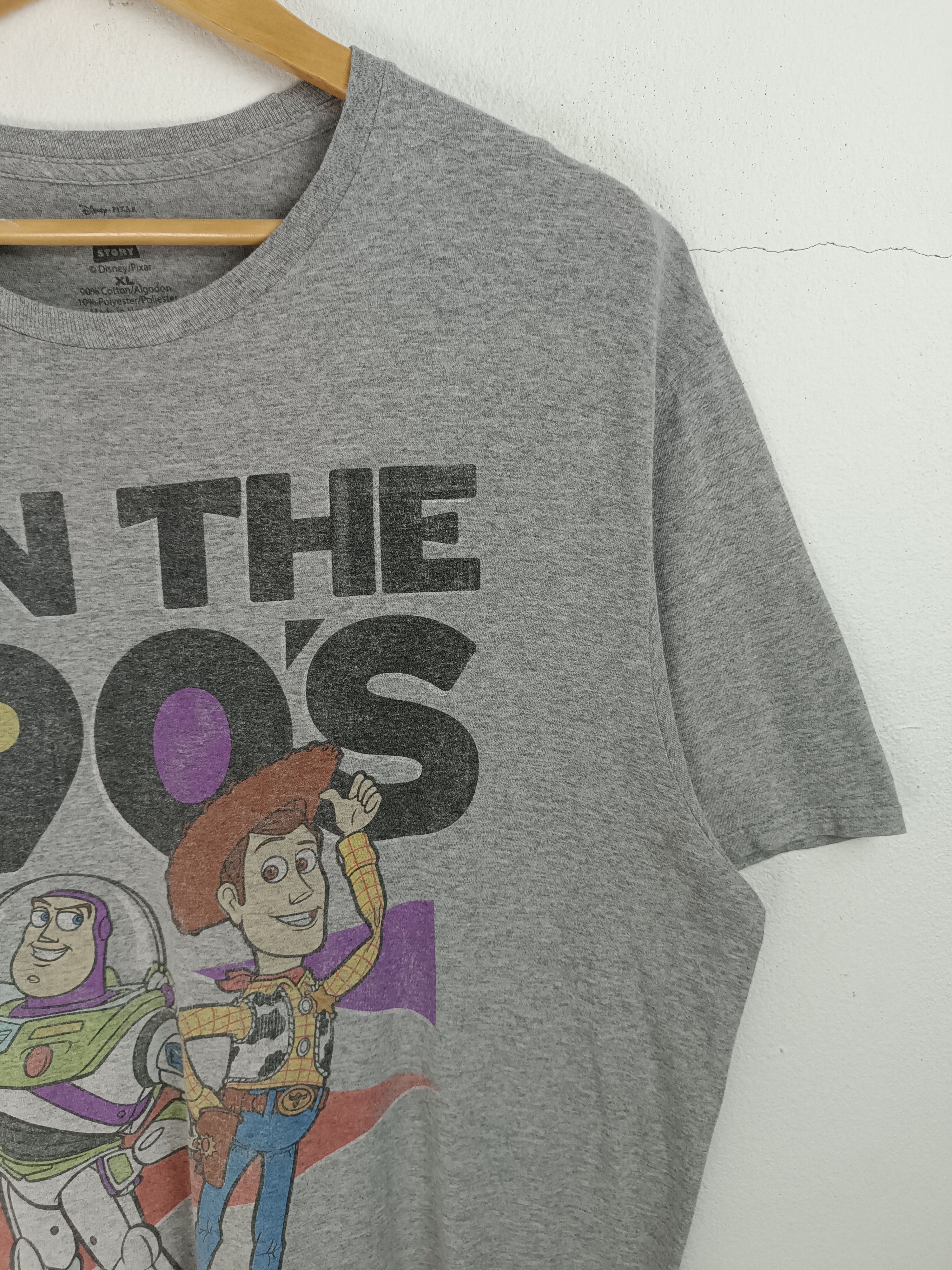 Disney VINTAGE TOY STORY MADE IN THE 90'S TEE BUZZ WOODY PIXAR Size US XL / EU 56 / 4 - 6 Thumbnail