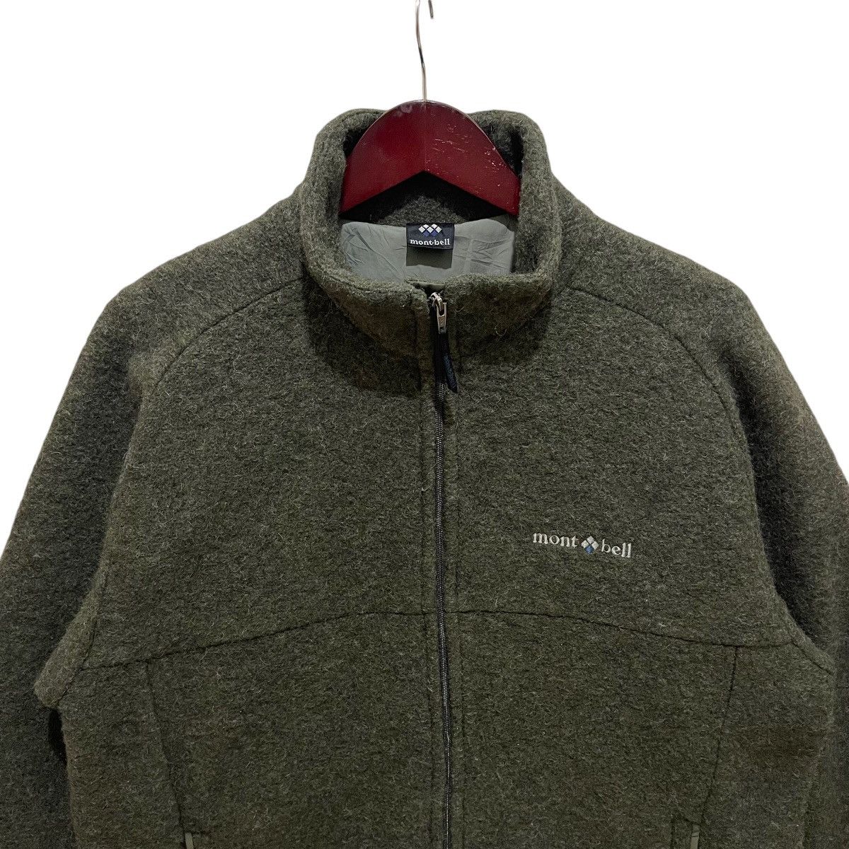 Montbell × Vintage Vintage Mont Bell Wool Zipper Outdoor Jacket Size US L / EU 52-54 / 3 - 2 Thumbnail