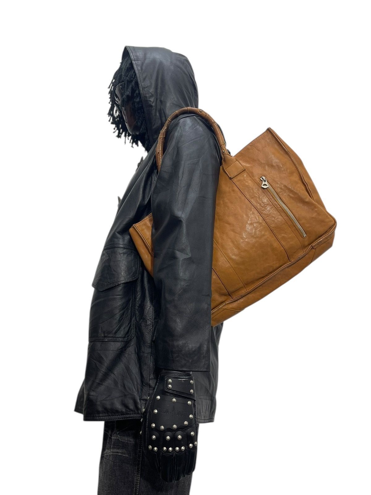 Leather Leather Patina Hergopoch Bag julius dior margiela amiri 9🟩 Size ONE SIZE - 1 Thumbnail