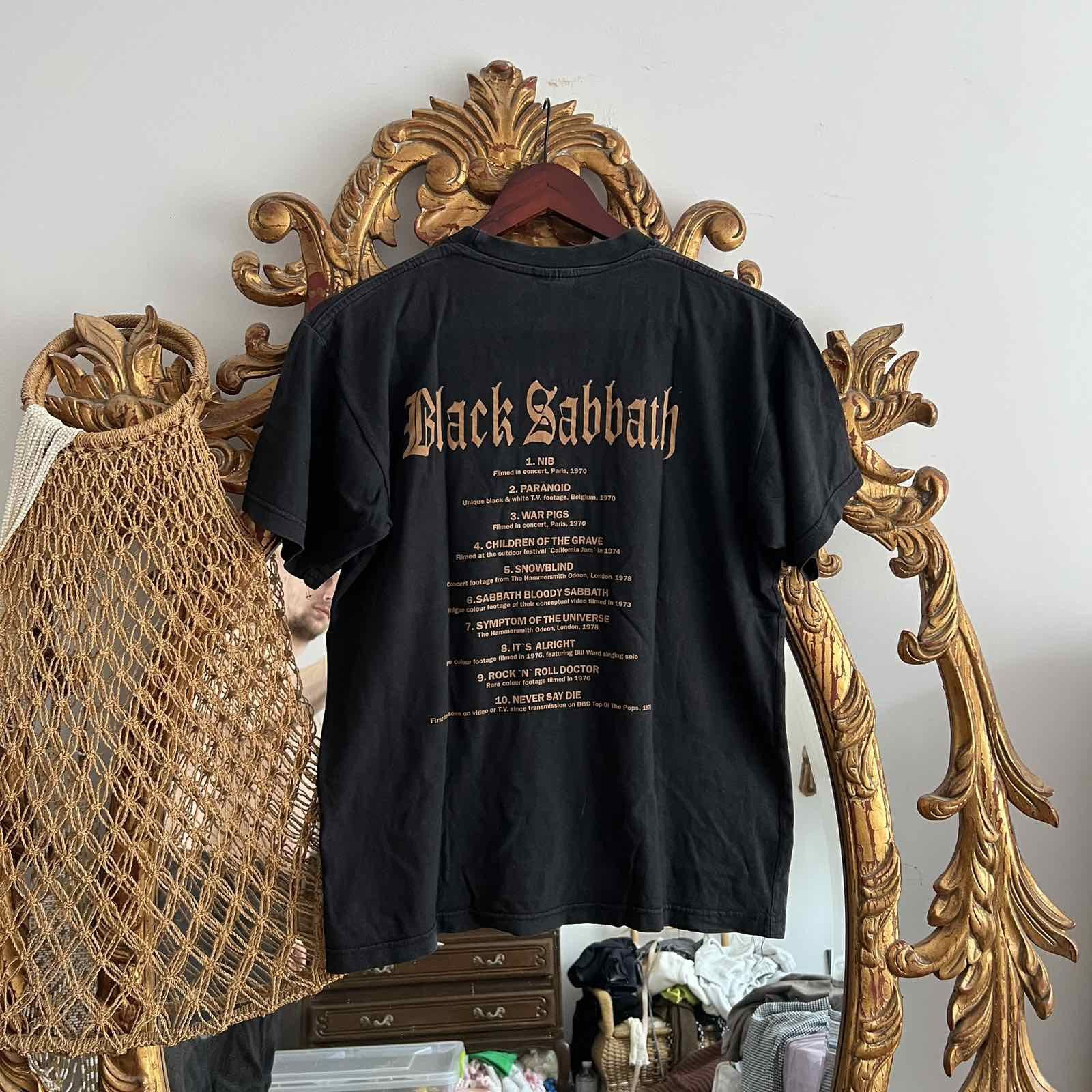 Vintage Vintage Black Sabbath Cross T-Shirt Sz M Size US M / EU 48-50 / 2 - 2 Thumbnail