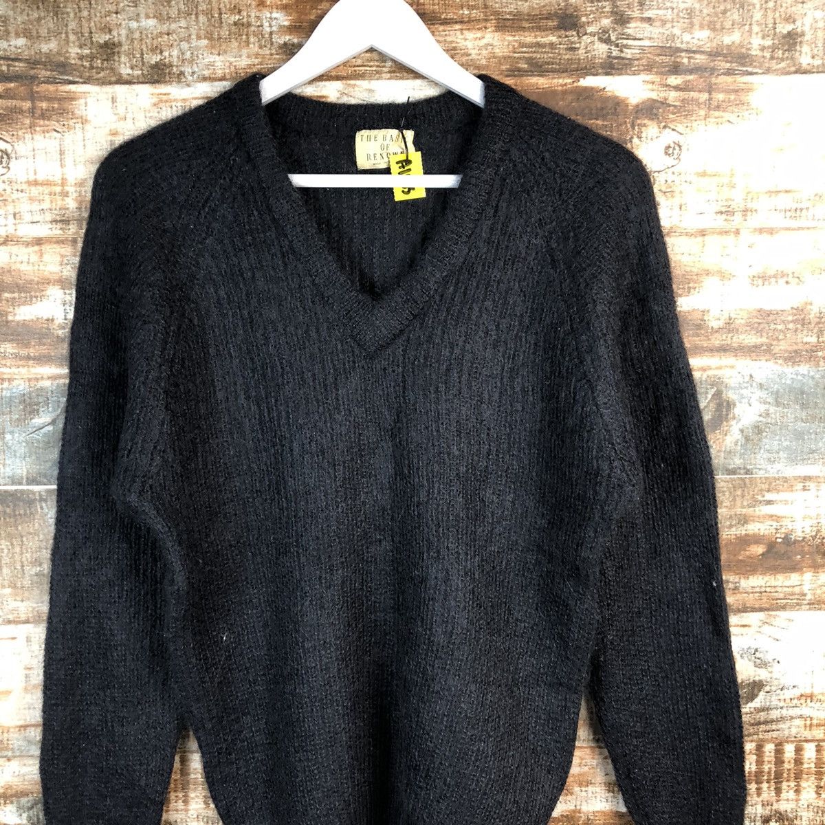 Homespun Knitwear × Japanese Brand The Basic Of Renown Black mohair Knitwear #A1663 Size US S / EU 44-46 / 1 - 5 Thumbnail