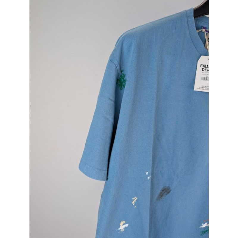 Gallery Dept. o1rshd1 Vintage Logo Painted T-Shirt in Dusty Blue Size US XL / EU 56 / 4 - 6 Thumbnail