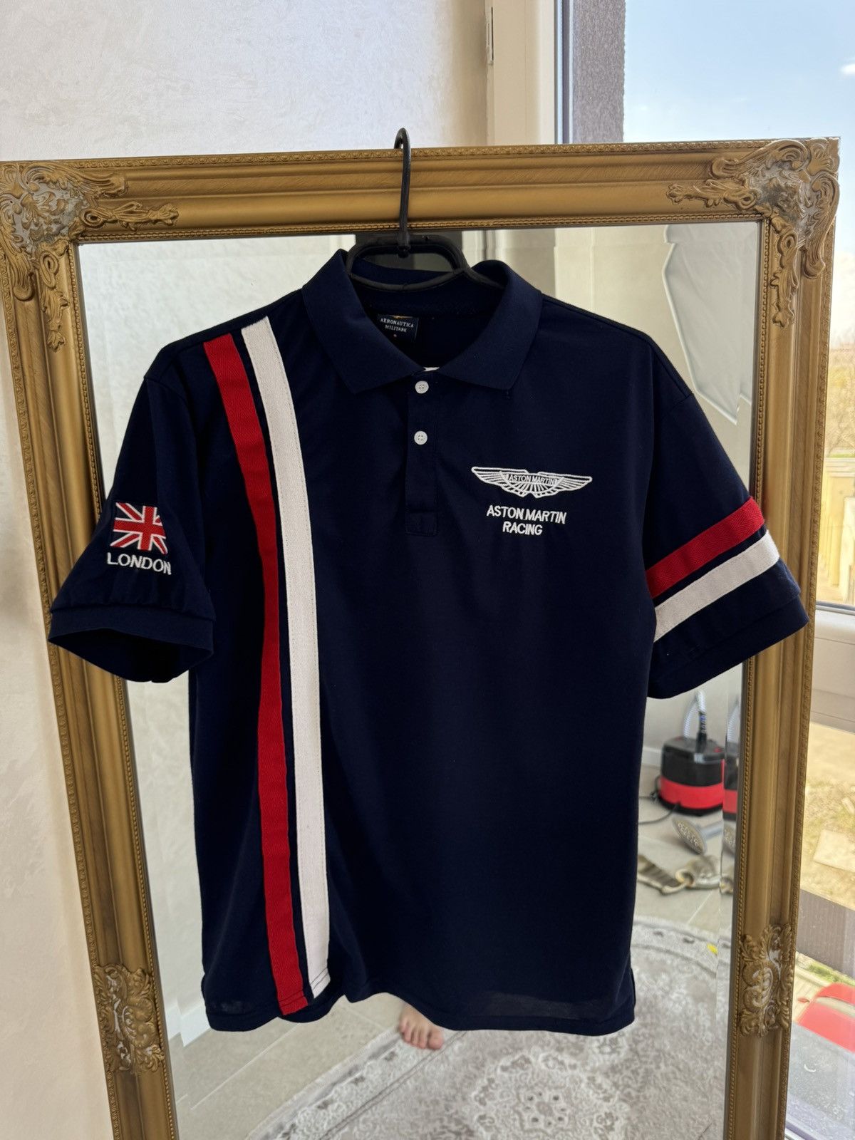 Hackett Vintage Hackett Aston Martin Polo Racing Shirt Size US S / EU 44-46 / 1 - 1 Thumbnail