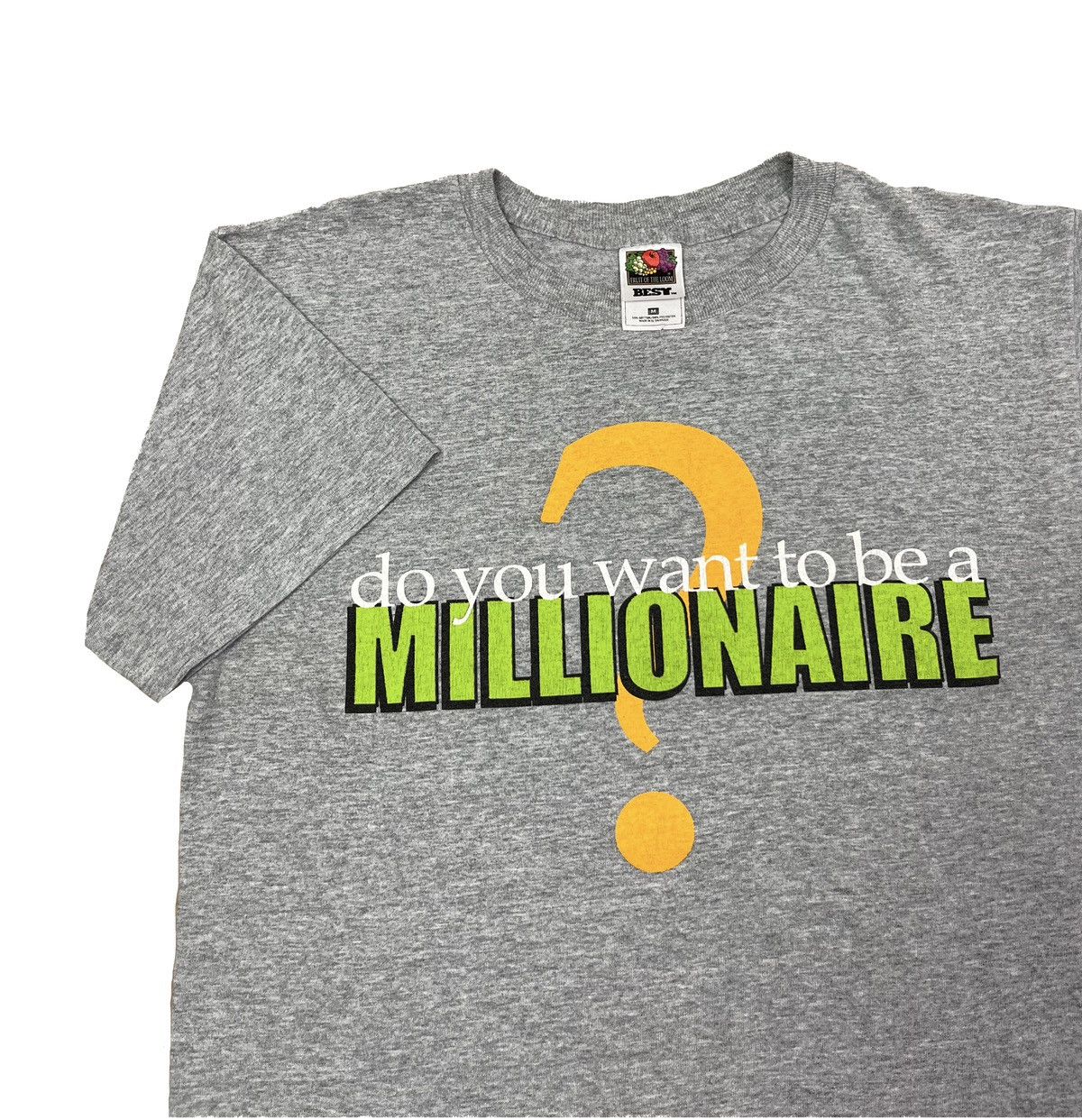 Vintage Vintage 90s ‘Do You Want To Be A Millionaire’ Promo T-Shirt Size US M / EU 48-50 / 2 - 1 Thumbnail
