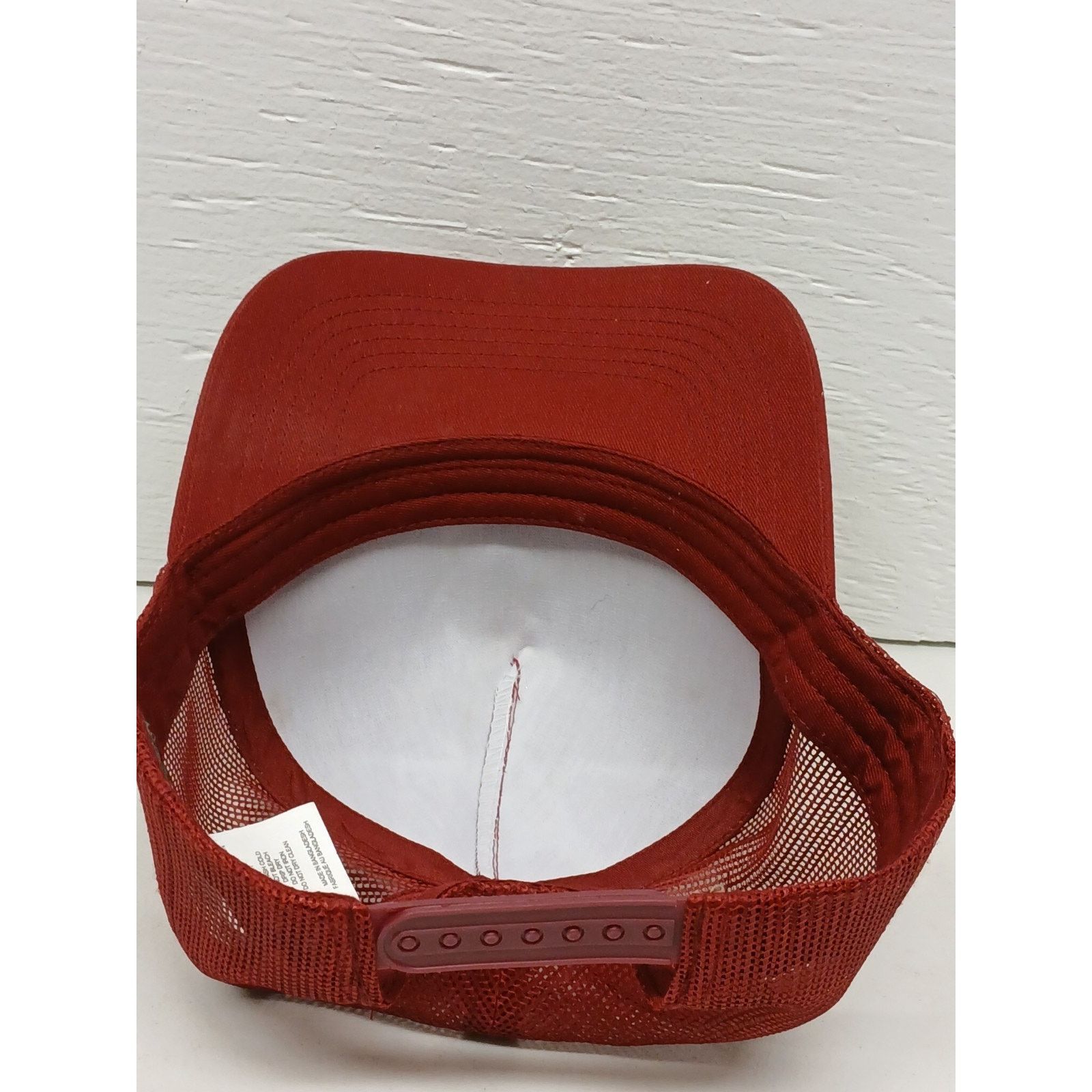 Bass Pro Shops Bass Pro Shops (OSFM) Red Snapback Mesh Trucker Hat Size ONE SIZE - 6 Thumbnail