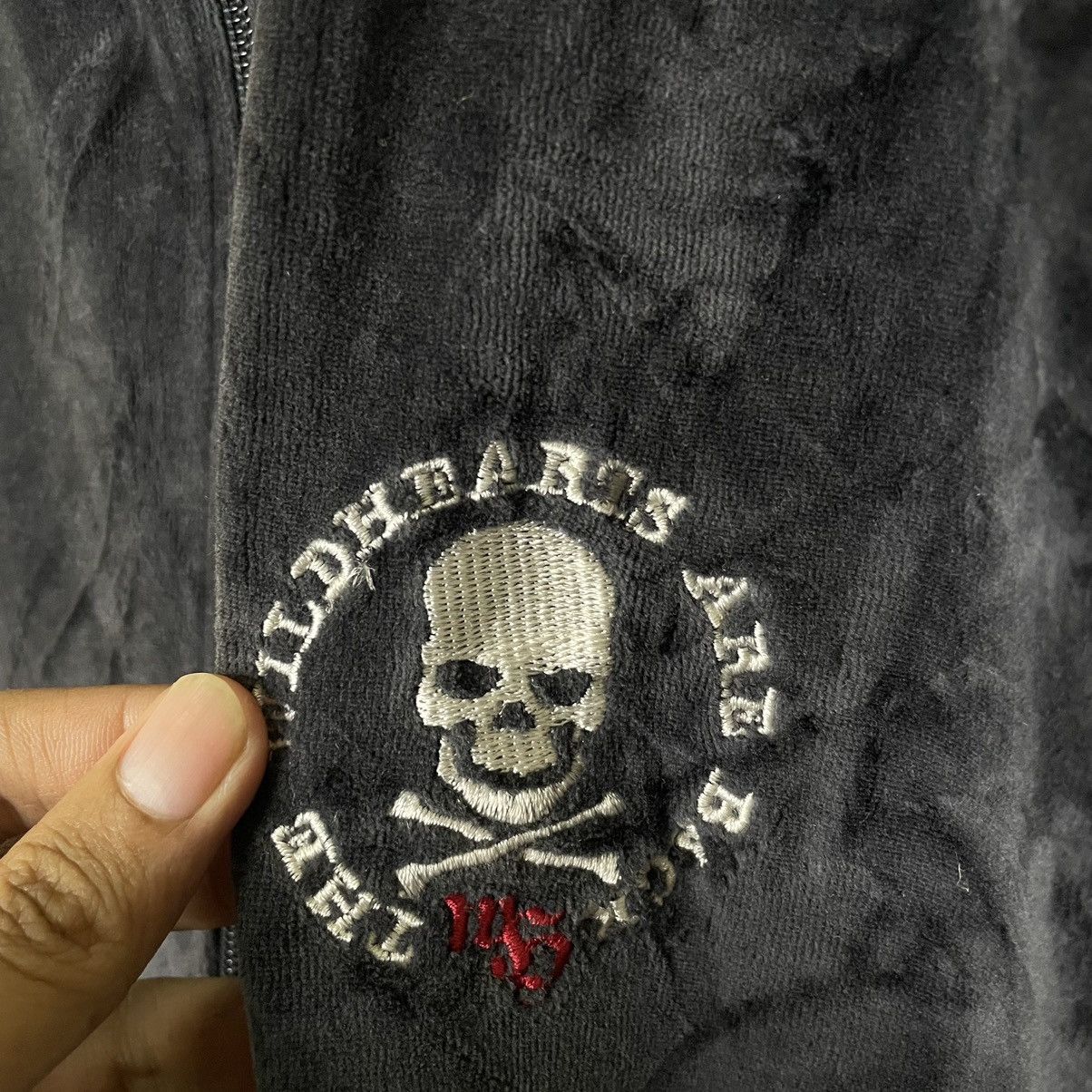 If Six Was Nine CureAll Skulls Ifsixwasnine Cyber Gothic Punk Grunge Velvet Size US M / EU 48-50 / 2 - 2 Thumbnail