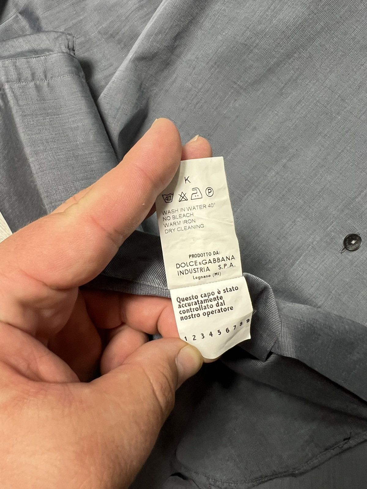Dolce & Gabbana Dolce & Gabbana Button Up Long Sleeve Shirt (Cufflinks) Size US M / EU 48-50 / 2 - 15 Thumbnail