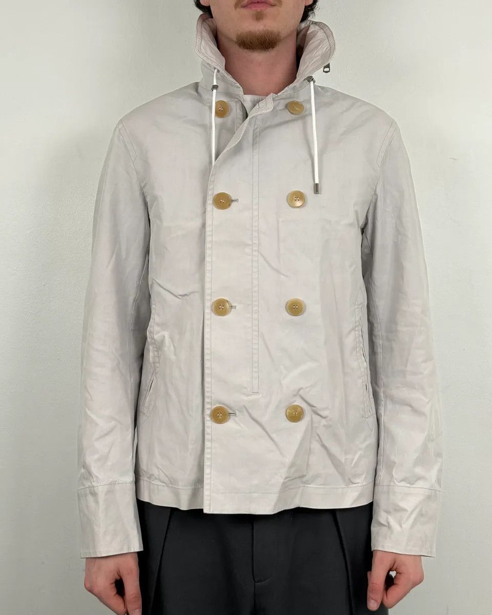 Gucci SS2014 Gucci White Light Rain Classy Jacket Size US M / EU 48-50 / 2 - 2 Thumbnail