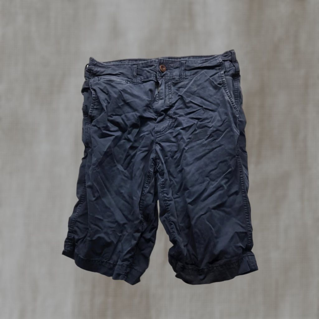 American Eagle Outfitters American Eagle Outfitters Chino Shorts Solid Blue Next Level Flex Longer Length Men's 26 Blue Regular Pockets Logo 90s? Size US 26 / EU 42 - 1 Thumbnail