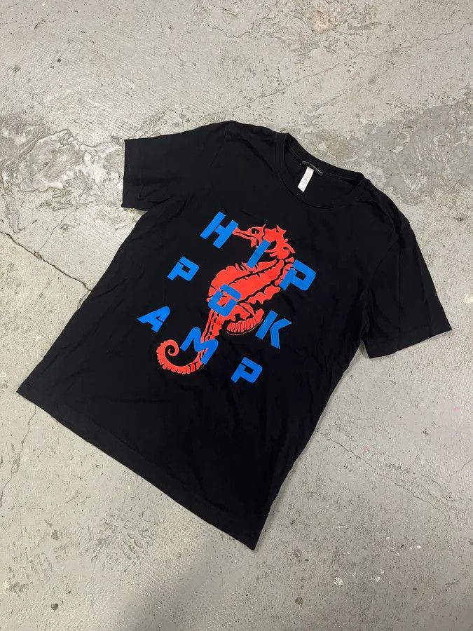 Marithe + Francois Girbaud 2000s Marithé + François Girbaud Black Hippocamp Tee-Shirt Size US M / EU 48-50 / 2 - 4 Thumbnail