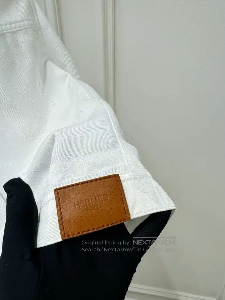 Hermes Hermes White Embossed Jacket Size XS / US 0-2 / IT 36-38 - 6 Thumbnail