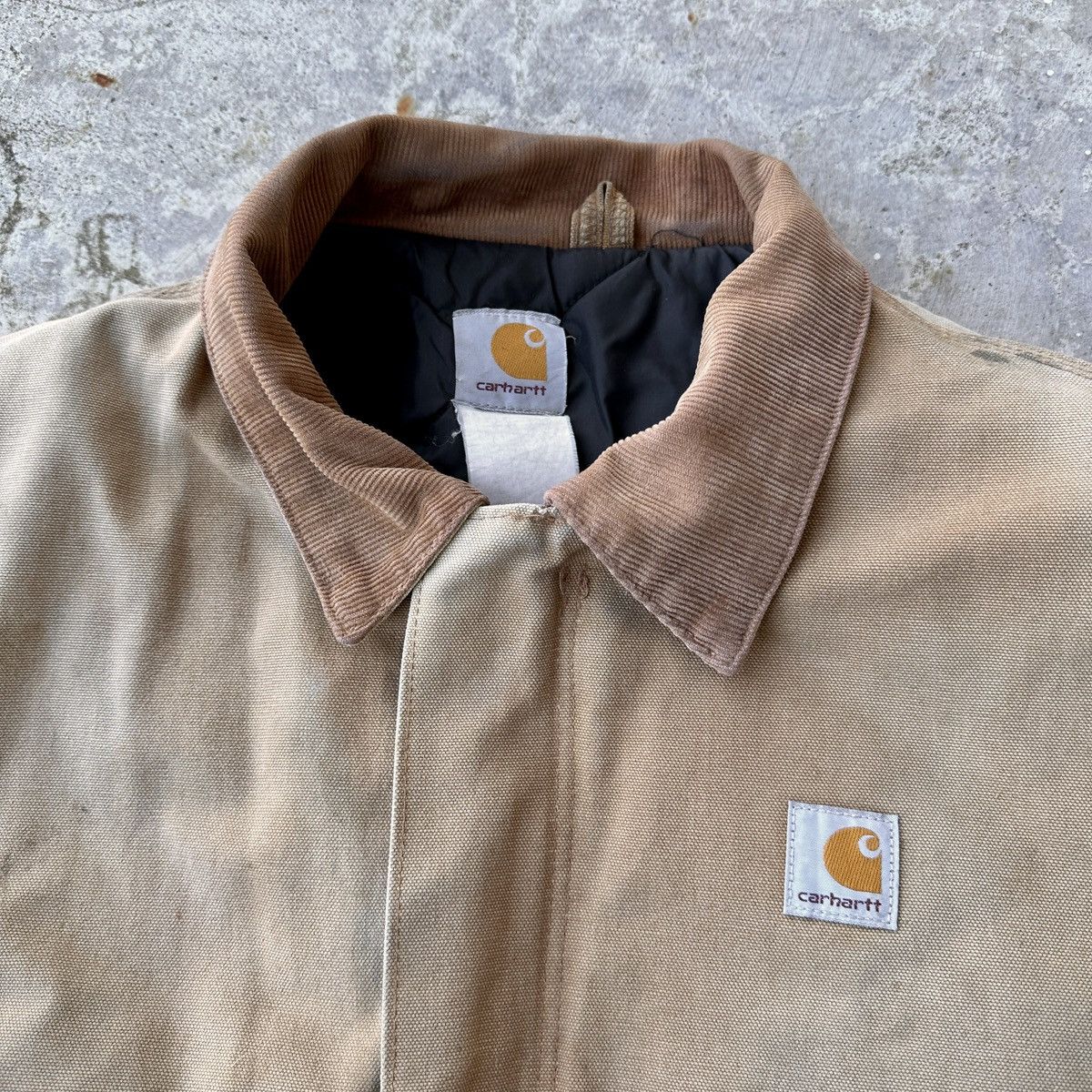 Carhartt Thrashed 90’s Arctic Faded Dirty Work Jacket Detroit Size US L / EU 52-54 / 3 - 7 Thumbnail