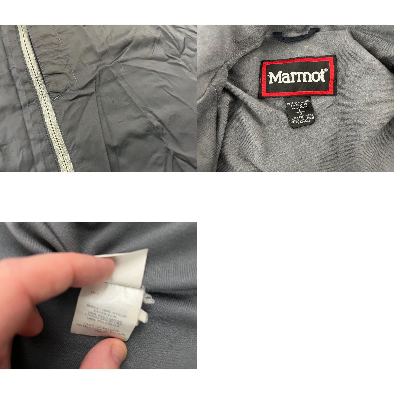 Marmot VINTAGE Marmot Full Zip Windbreaker Shelled Jacket Mens Sz Large Rain Coat Blue Size US L / EU 52-54 / 3 - 8 Thumbnail