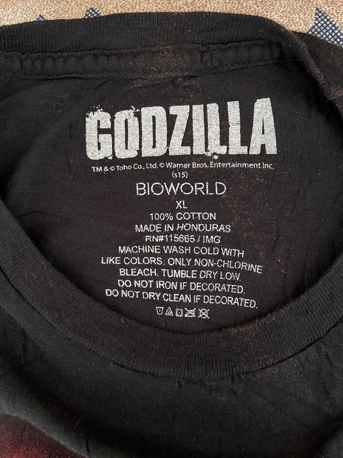 Vintage VINTAGE 2015 GODZILLA MOVIE Size US L / EU 52-54 / 3 - 8 Thumbnail
