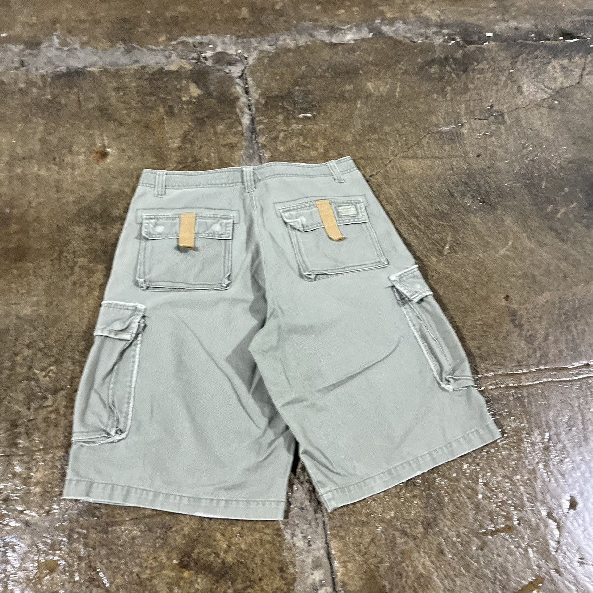 JNCO × Southpole × Vintage Crazy Y2K Plugg Cargo Shorts Baggy Skater Grunge JNCO Style Size US 32 / EU 48 - 3 Thumbnail