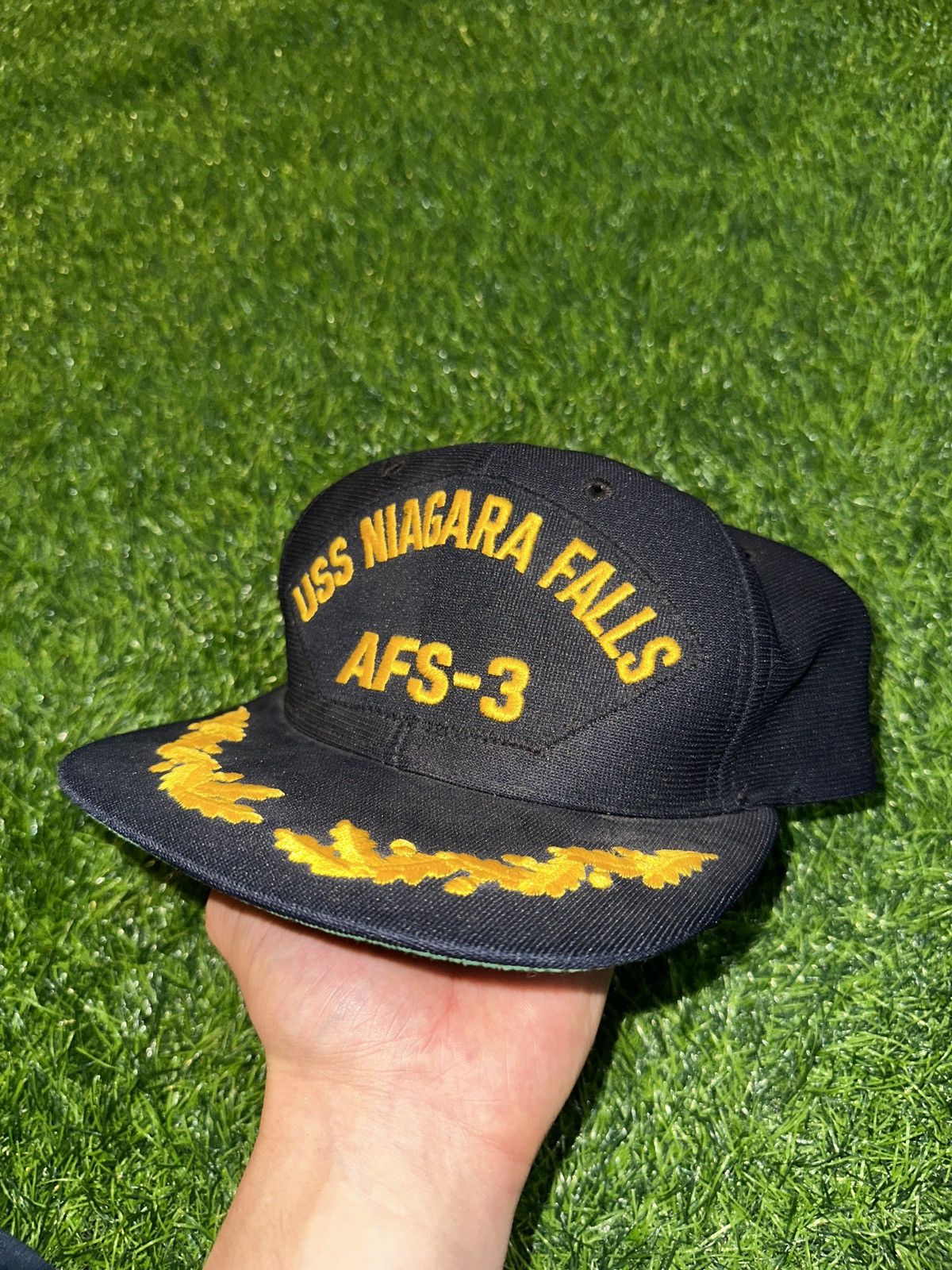 Vintage Vintage new era USS navy Niagara Falls adjustable hat Size ONE SIZE - 1 Thumbnail