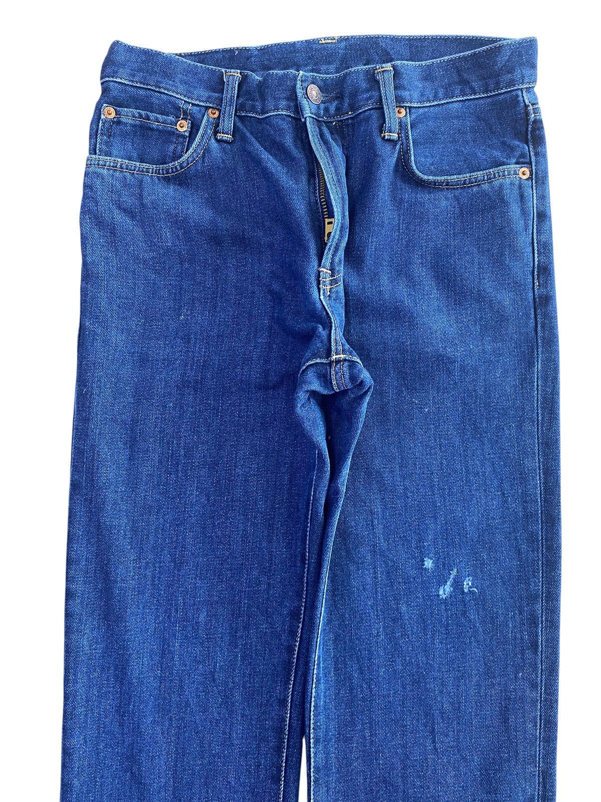 Edwin Vintage Edwin 503 Dark Blue Wash Style Straight Cut Jeans Size US 28 / EU 44 - 2 Thumbnail