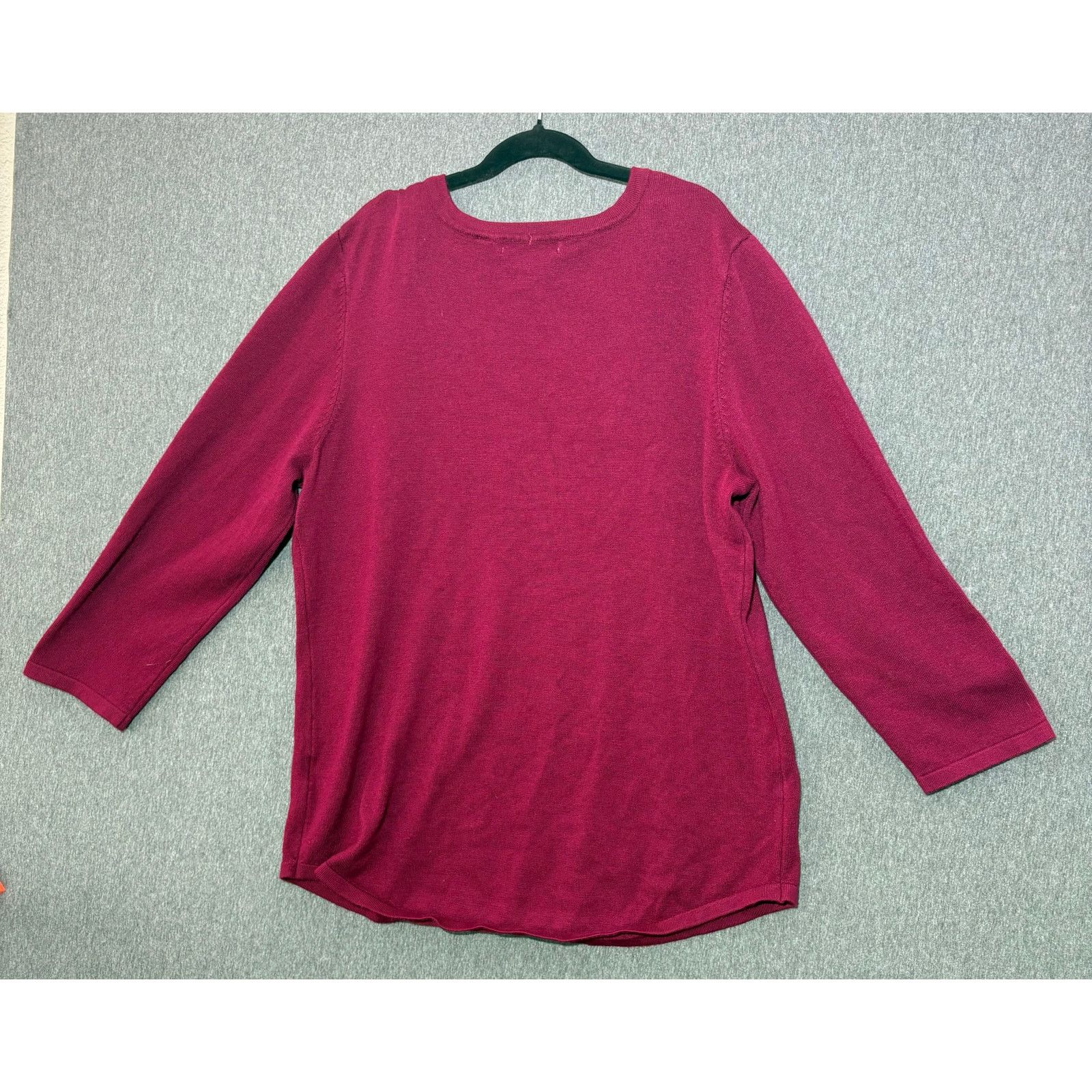 Other Kim Rogers | Women's Solid Soft Cardigan Sweater | Large Size L / US 10 / IT 46 - 2 Thumbnail