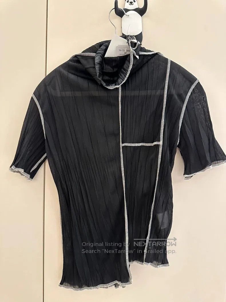 Yohji Yamamoto Yohji Yamamoto High Neck Short Sleeve Top Size US M / EU 48-50 / 2 - 4 Thumbnail