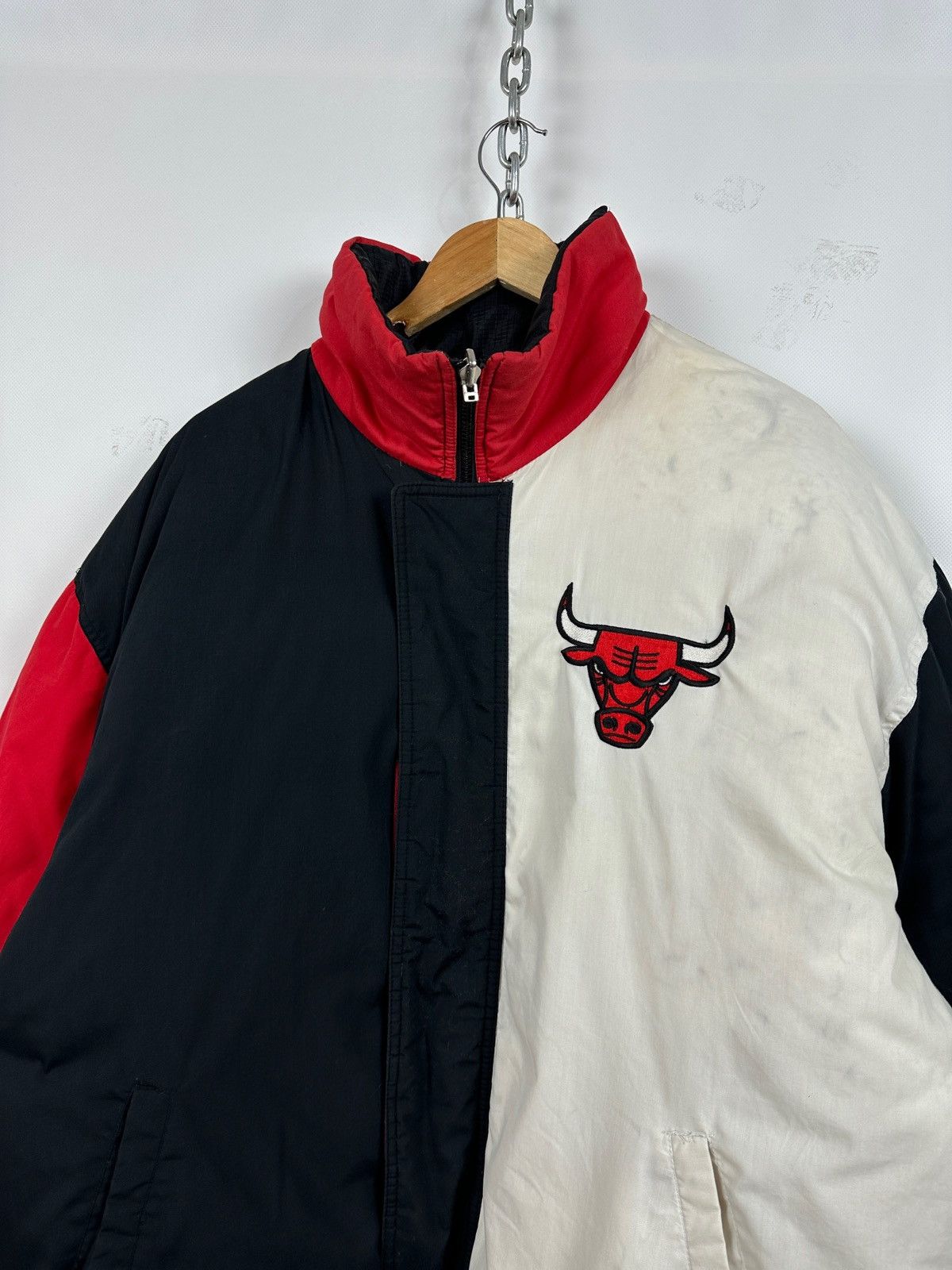 NBA Vintage Chicago Bulls Starter NBA Reversible Puffer Jacket Size US L / EU 52-54 / 3 - 11 Thumbnail