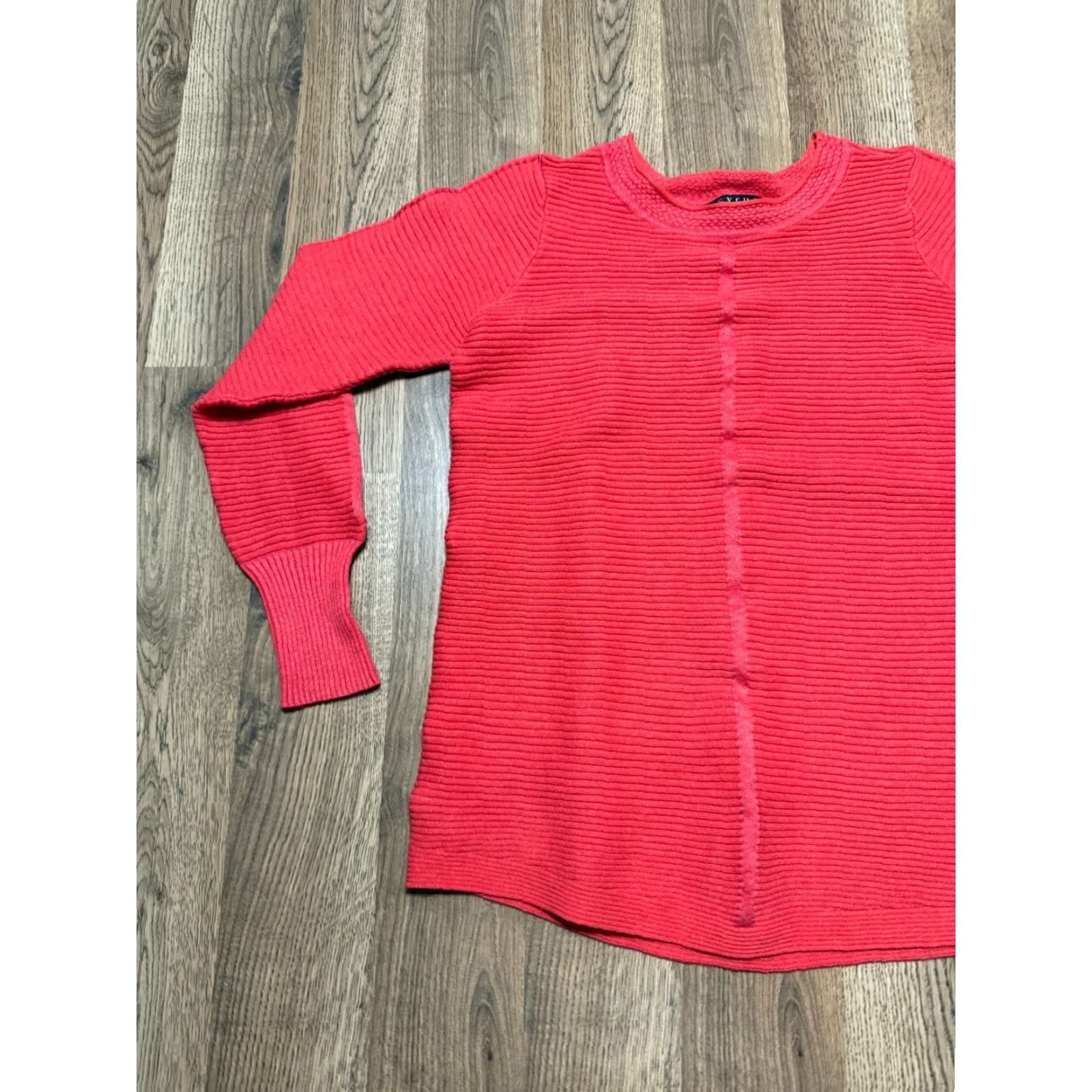 Vintage Cyrus Shirts Women's Size Small Red Long Sleeve Crew Neck Stretch Casual Shirt Size S / US 4 / IT 40 - 4 Thumbnail