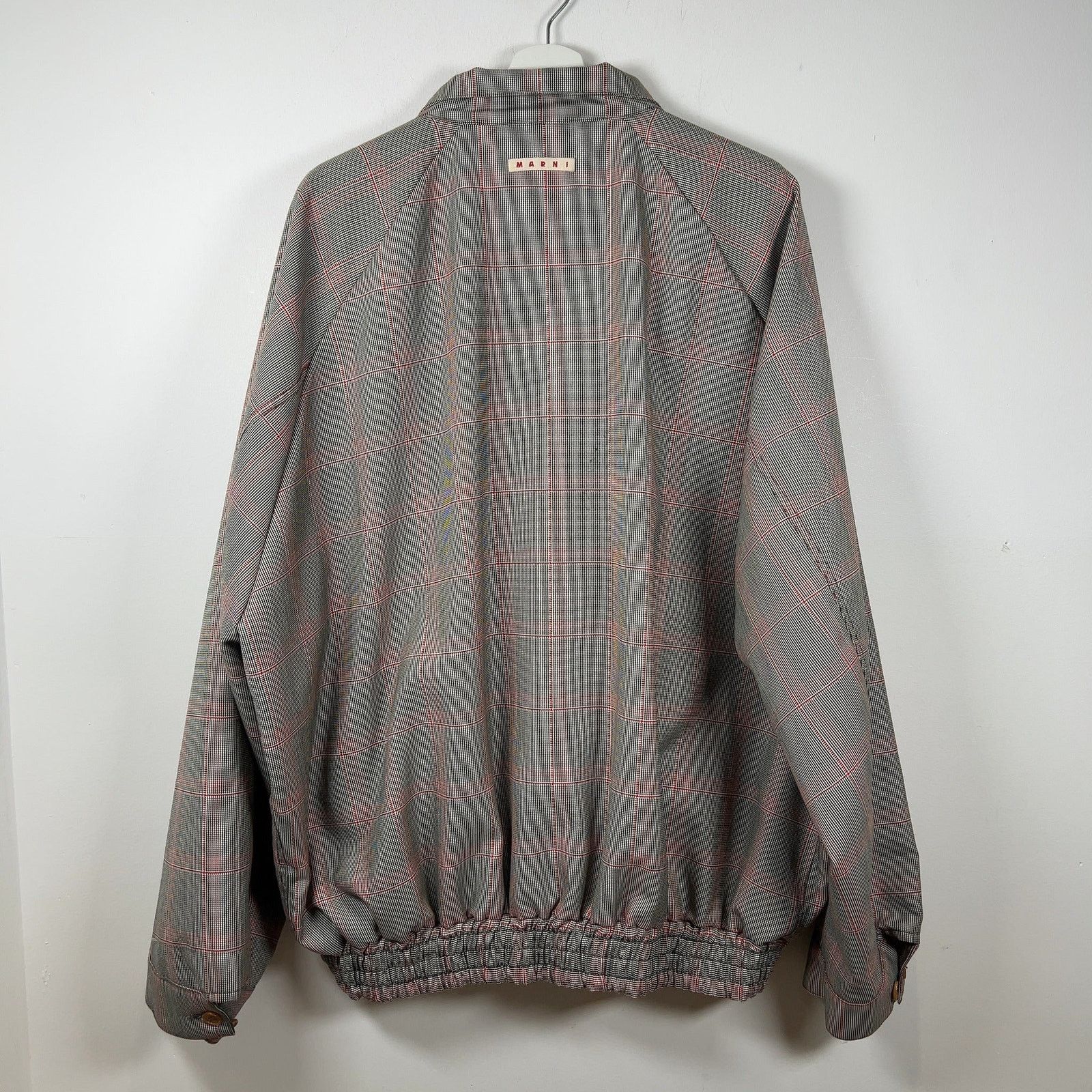Marni Marni Check Zip Up Jacket Size US XXL / EU 58 / 5 - 4 Thumbnail