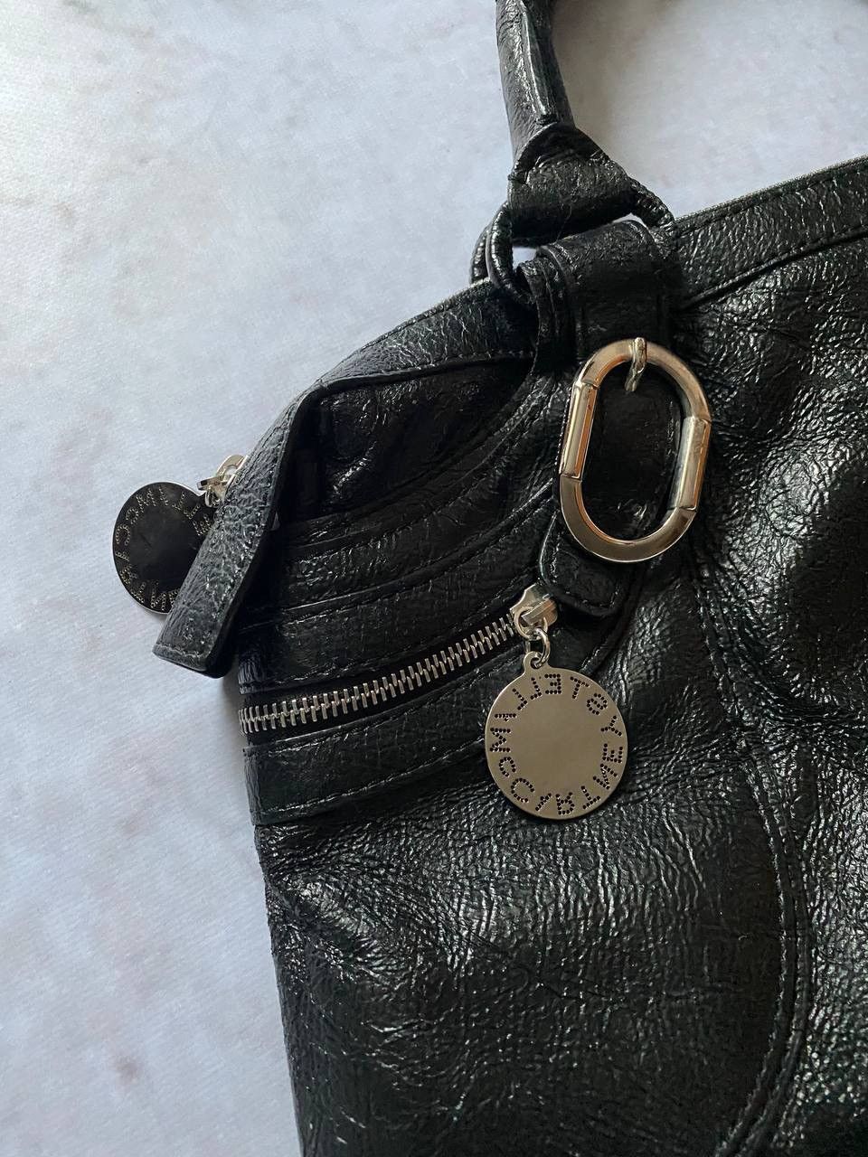 Designer × Stella McCartney Vintage Stella McCartney Luxury Leather Hand Bag Rare Size ONE SIZE - 3 Thumbnail