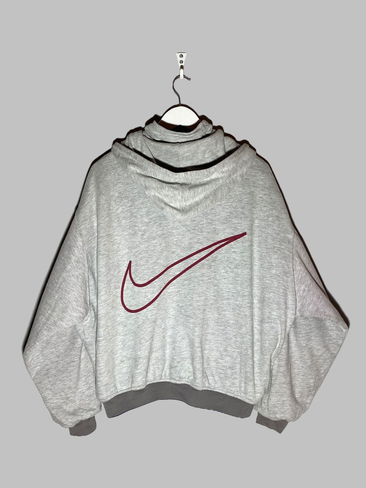 Nike Vintage 2000s Nike Swoosh Logo Reversible Jacket Size US M / EU 48-50 / 2 - 1 Thumbnail