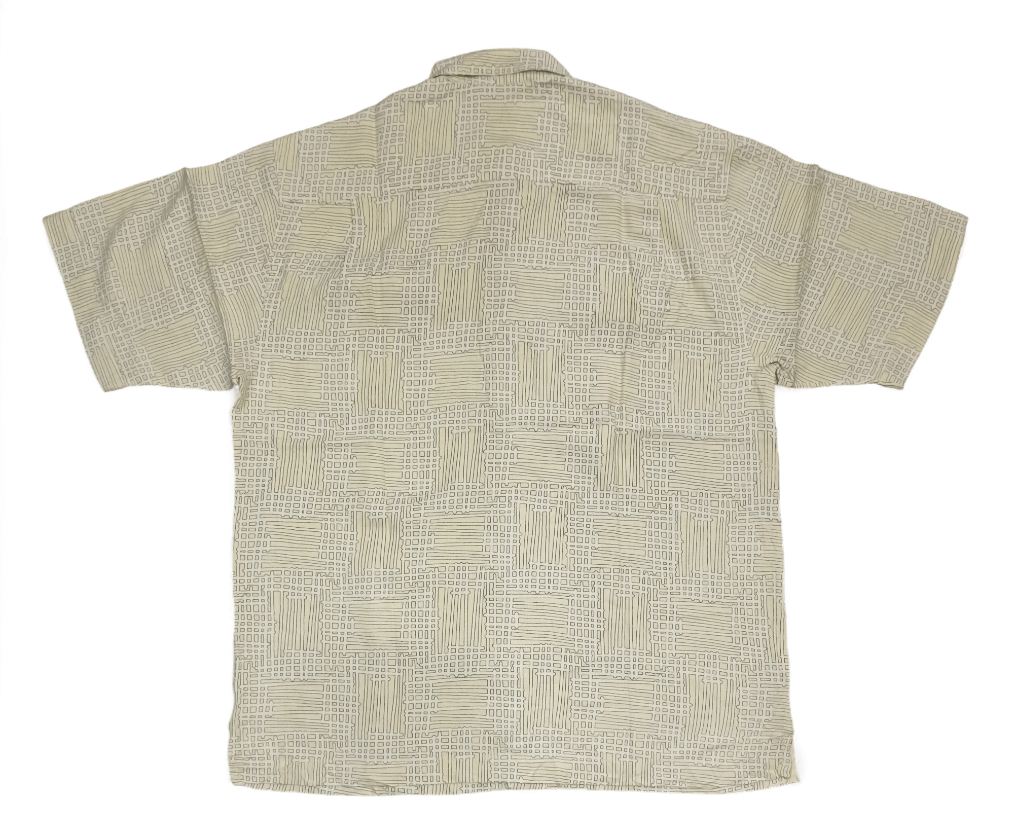 Tommy Bahama Tommy Bahama Striped Pattern Silk Hawaiian Shirt Medium Size US M / EU 48-50 / 2 - 2 Thumbnail